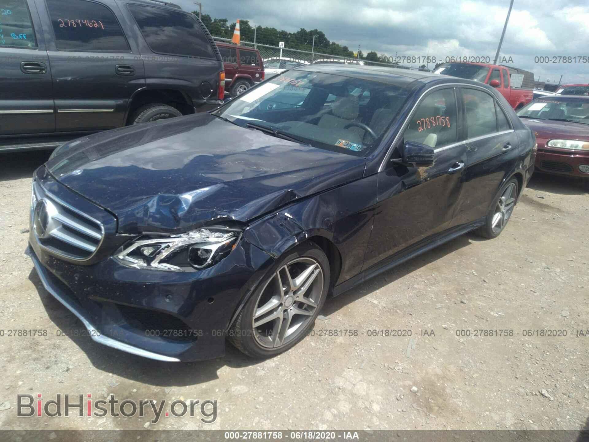 2014 MERCEDES-BENZ E - VIN: WDDHF8JB2EA950299 - Фото 2