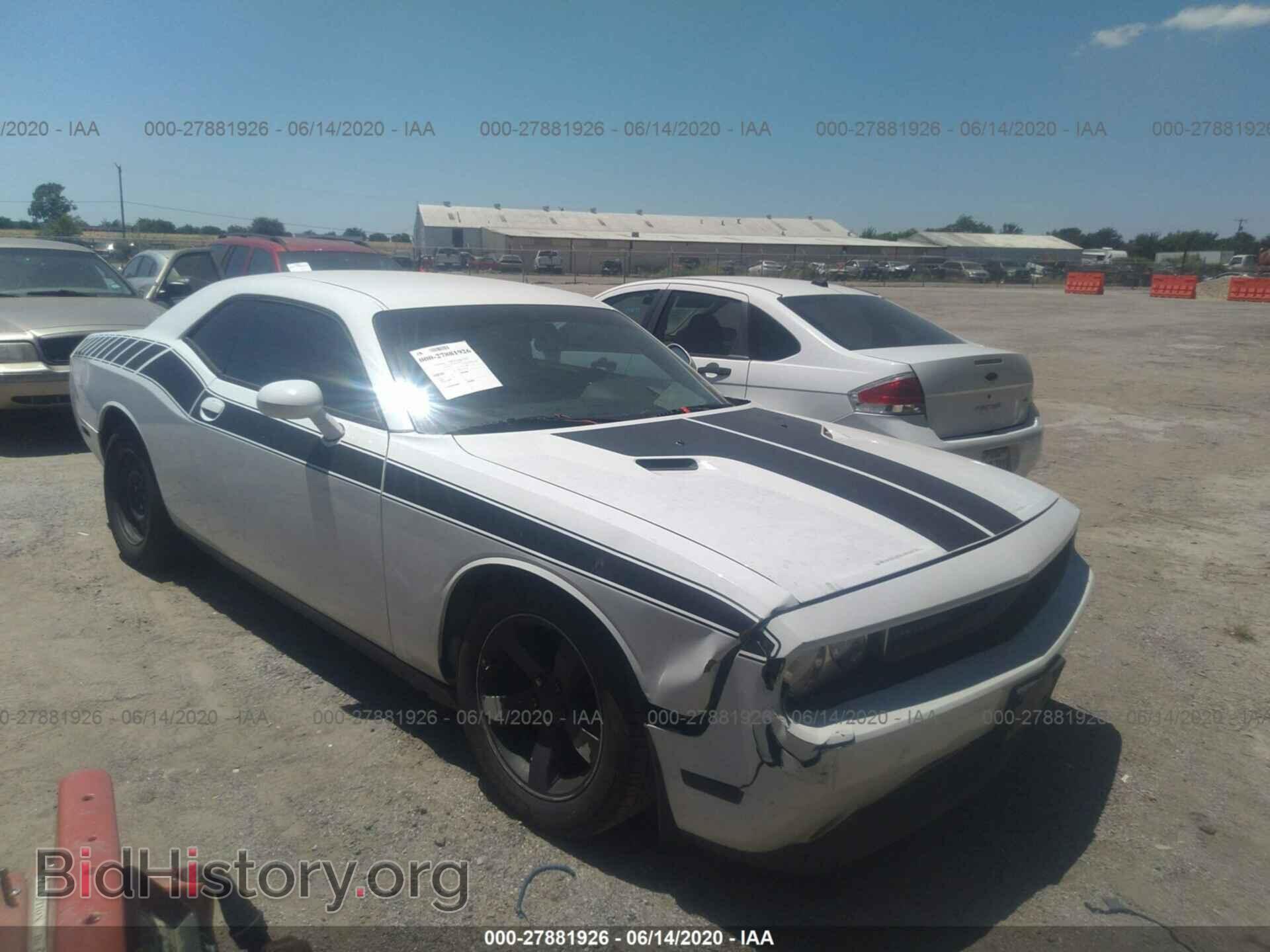 Photo 2C3CDYAG4CH232178 - DODGE CHALLENGER 2012