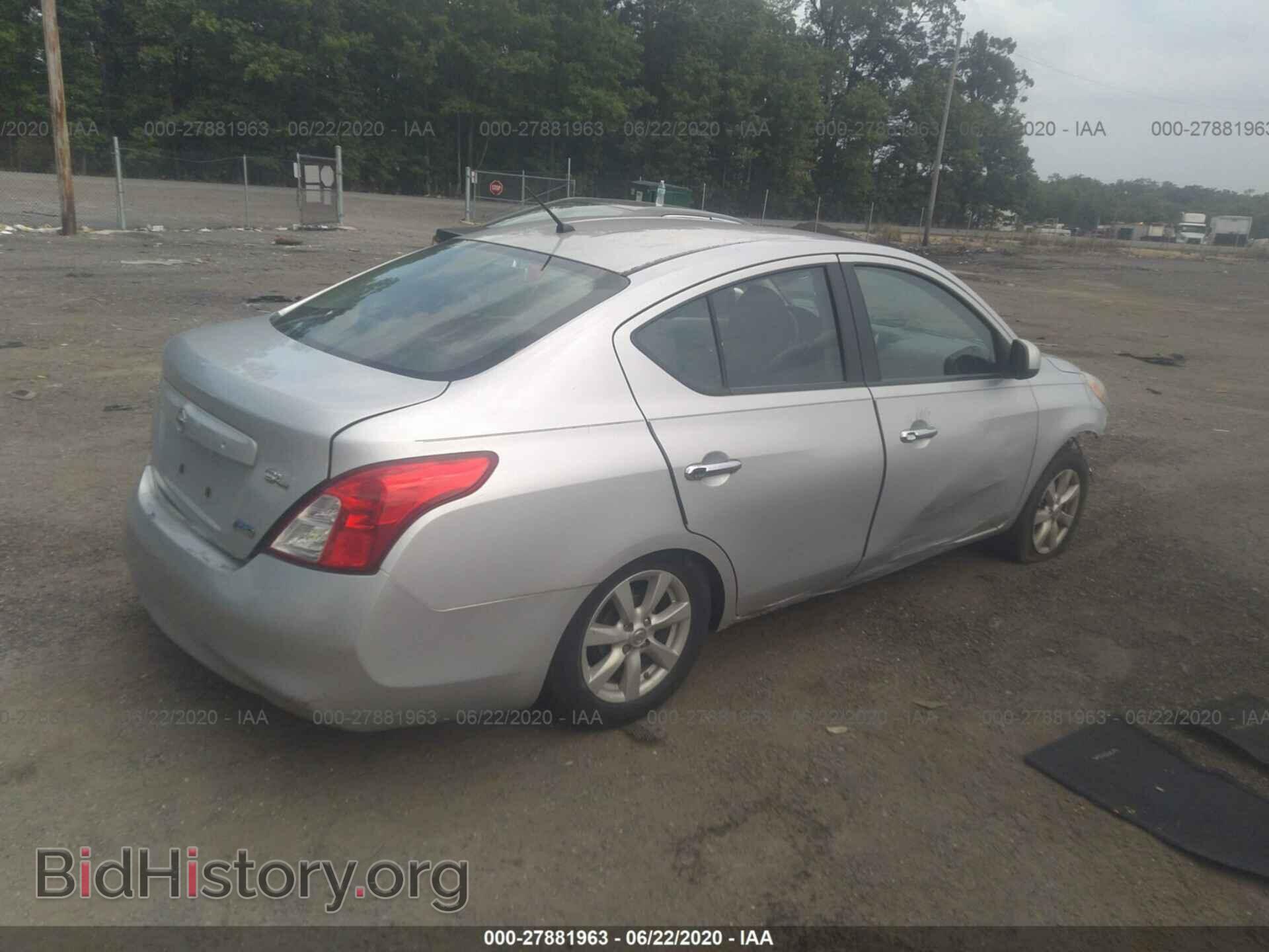2012 NISSAN VERSA - VIN: 3N1CN7AP1CL817295 - Фото 4