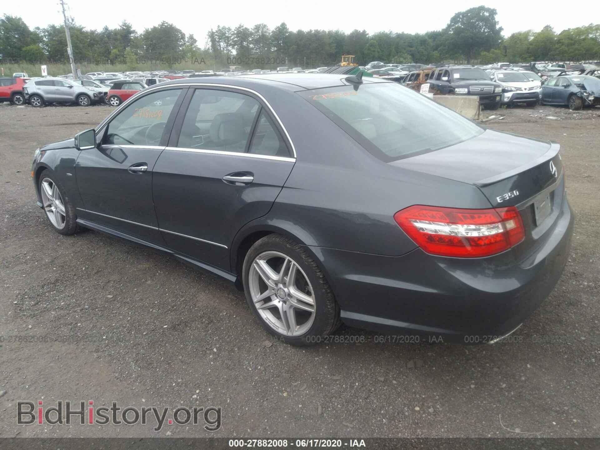 2012 MERCEDES-BENZ E - VIN: WDDHF8JB1CA527968 - Фото 3