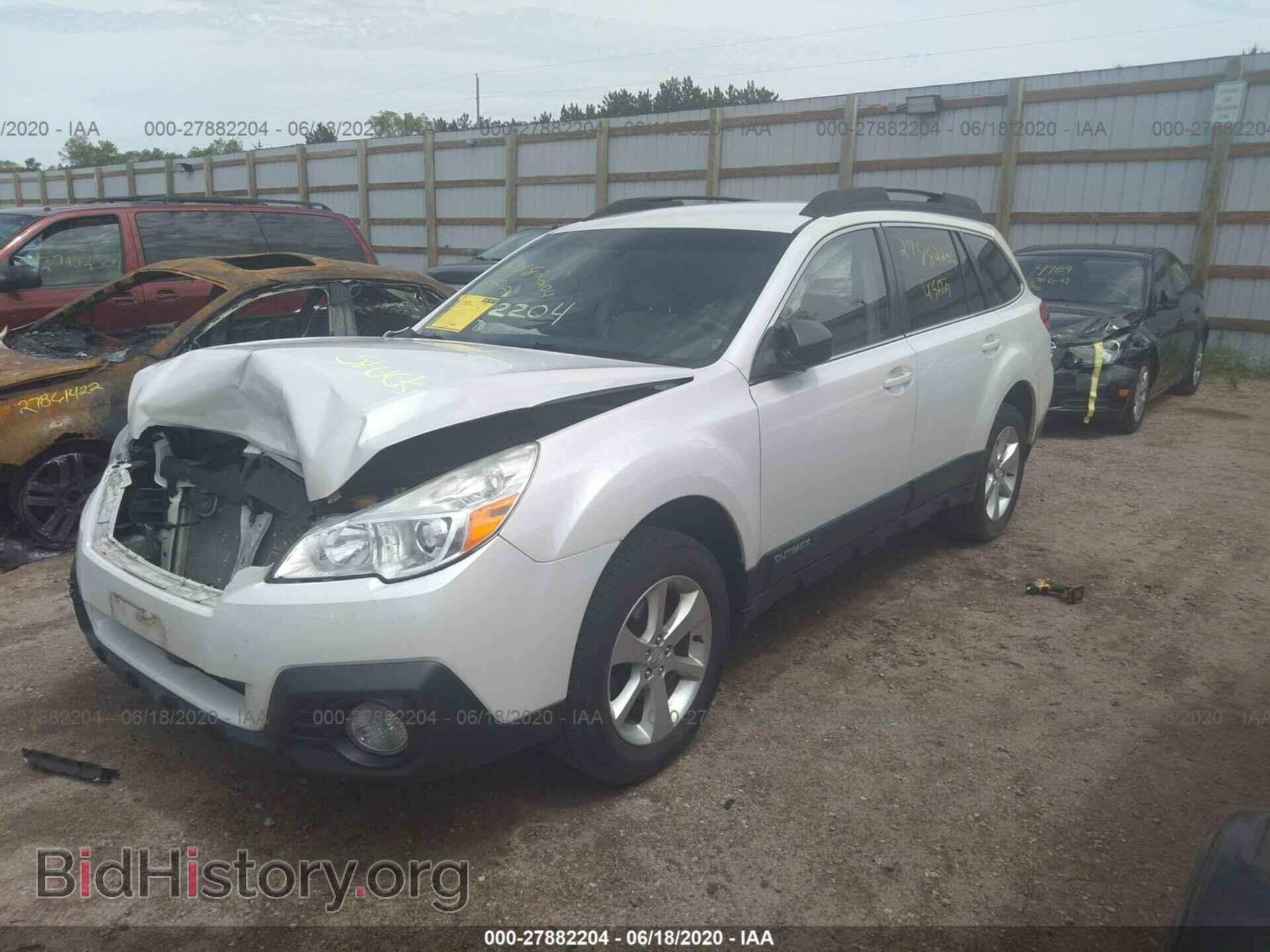 2014 SUBARU OUTBACK - VIN: 4S4BRBAC2E3325057 - Фото 2