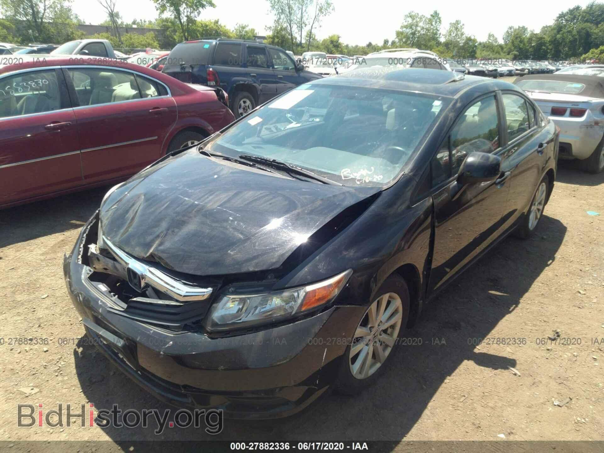 2012 HONDA CIVIC SDN - VIN: 19XFB2F84CE039098 - Фото 2