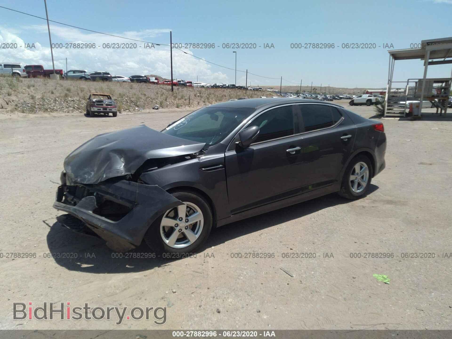 2015 KIA OPTIMA - VIN: KNAGM4A76F5630099 - Фото 2
