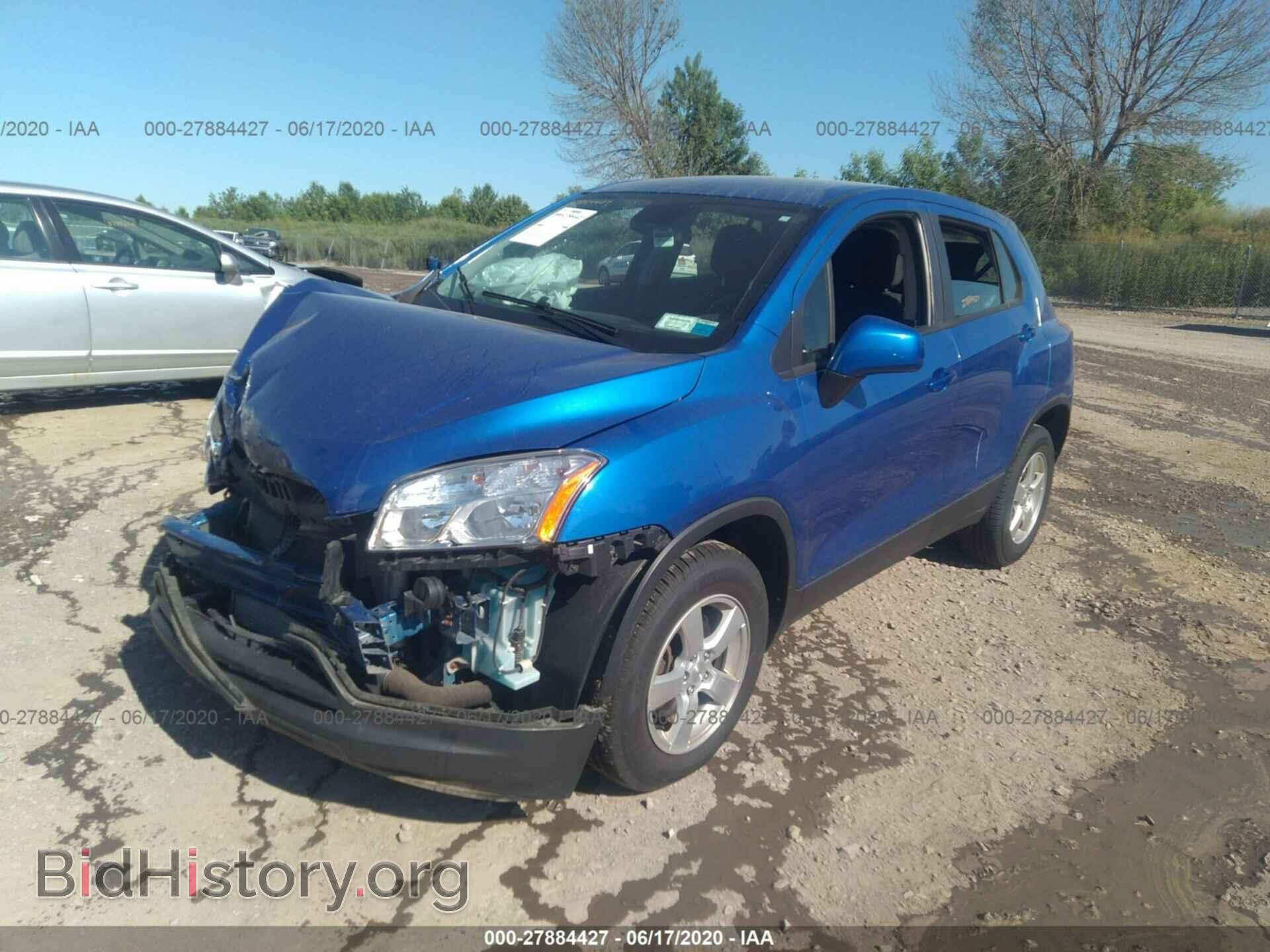 2015 CHEVROLET TRAX - VIN: KL7CJPSBXFB104894 - Фото 2