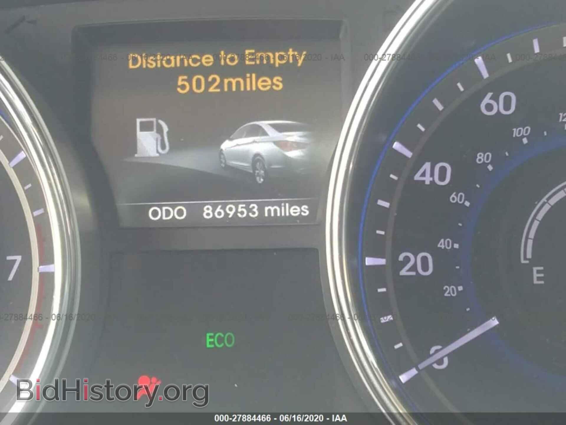 2014 HYUNDAI SONATA - VIN: 5NPEC4AC5EH920116 - Фото 7