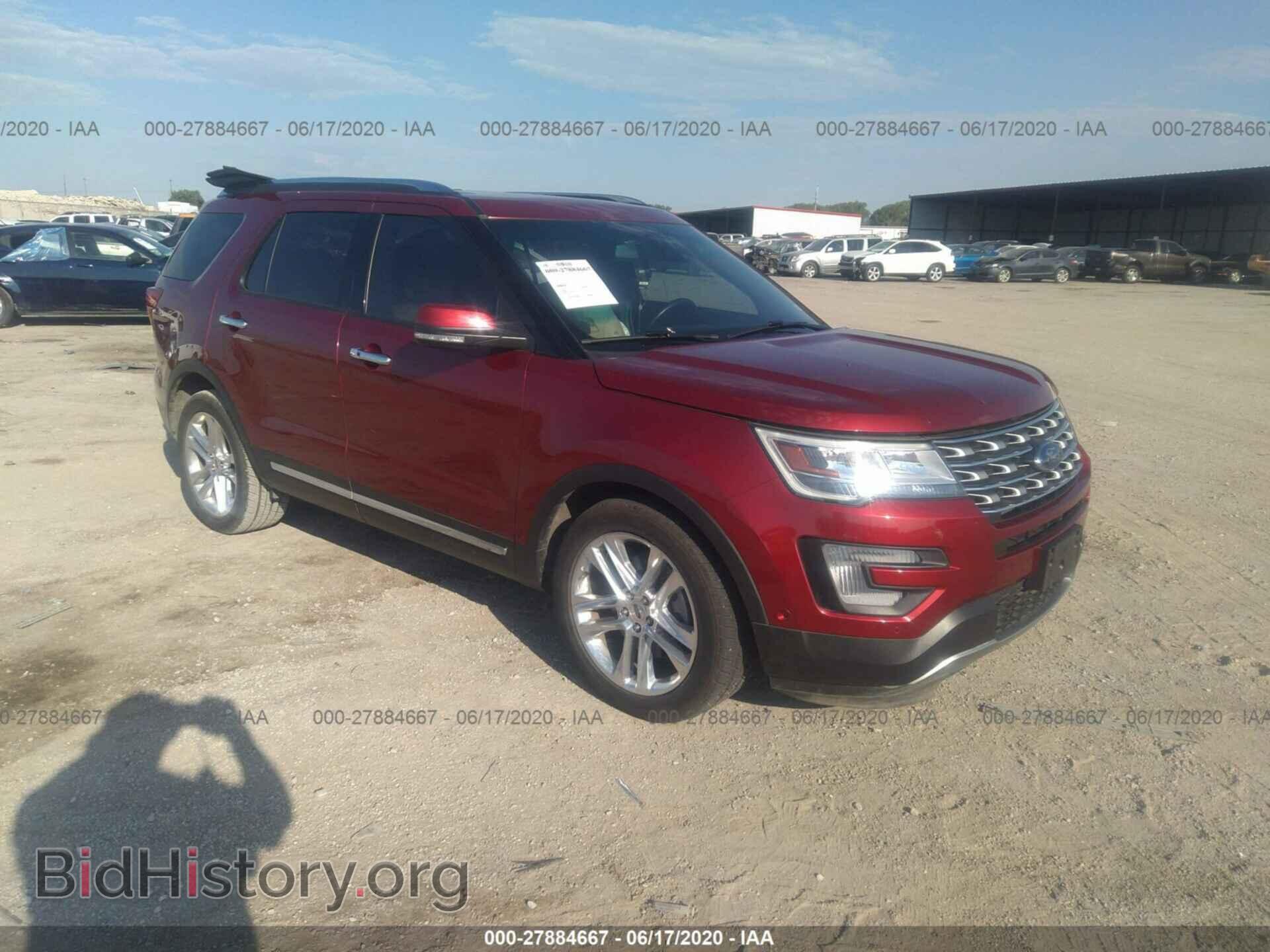 Photo 1FM5K7F89GGC57192 - FORD EXPLORER 2016