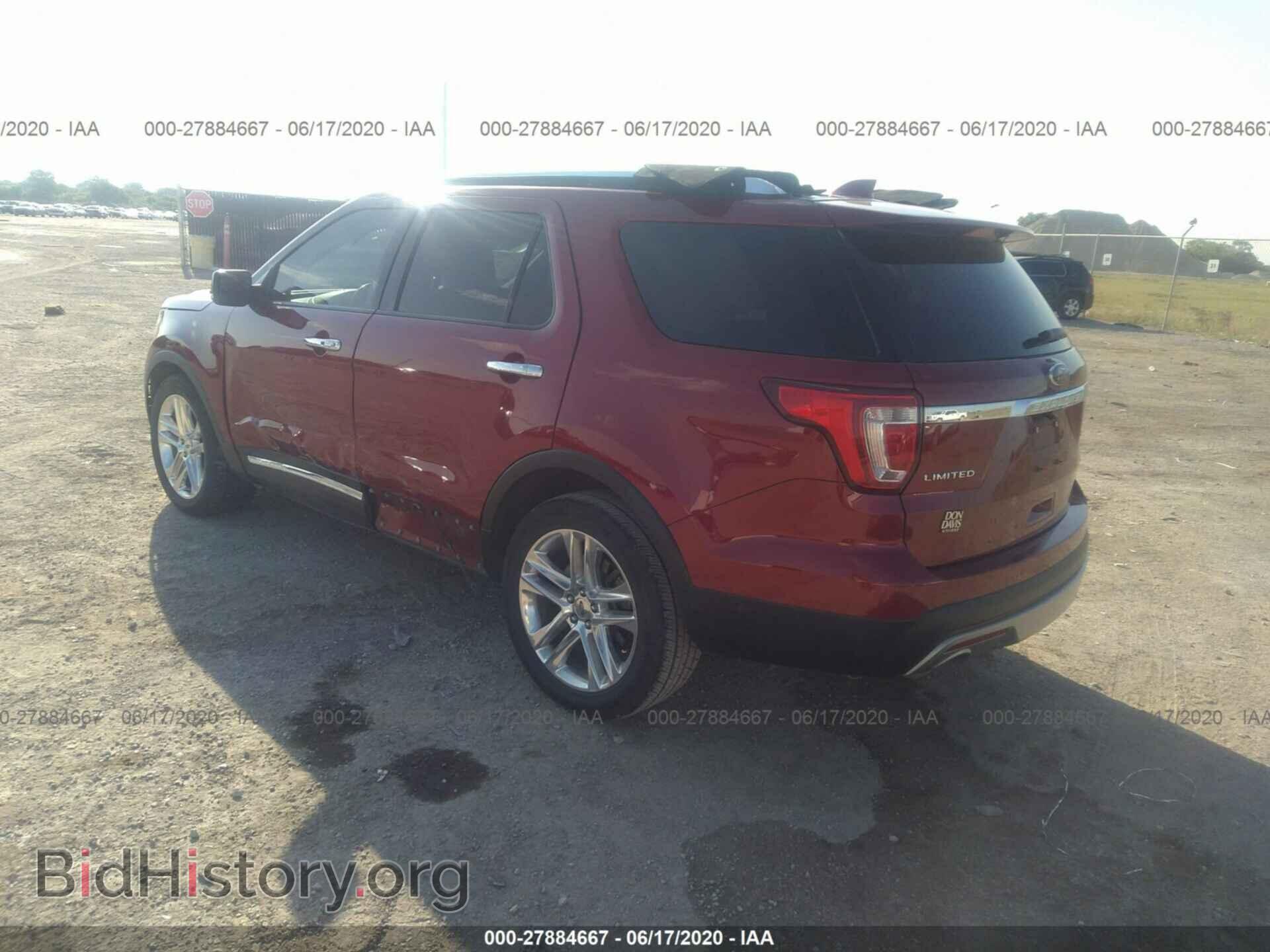 2016 FORD EXPLORER - VIN: 1FM5K7F89GGC57192 - Photo 3