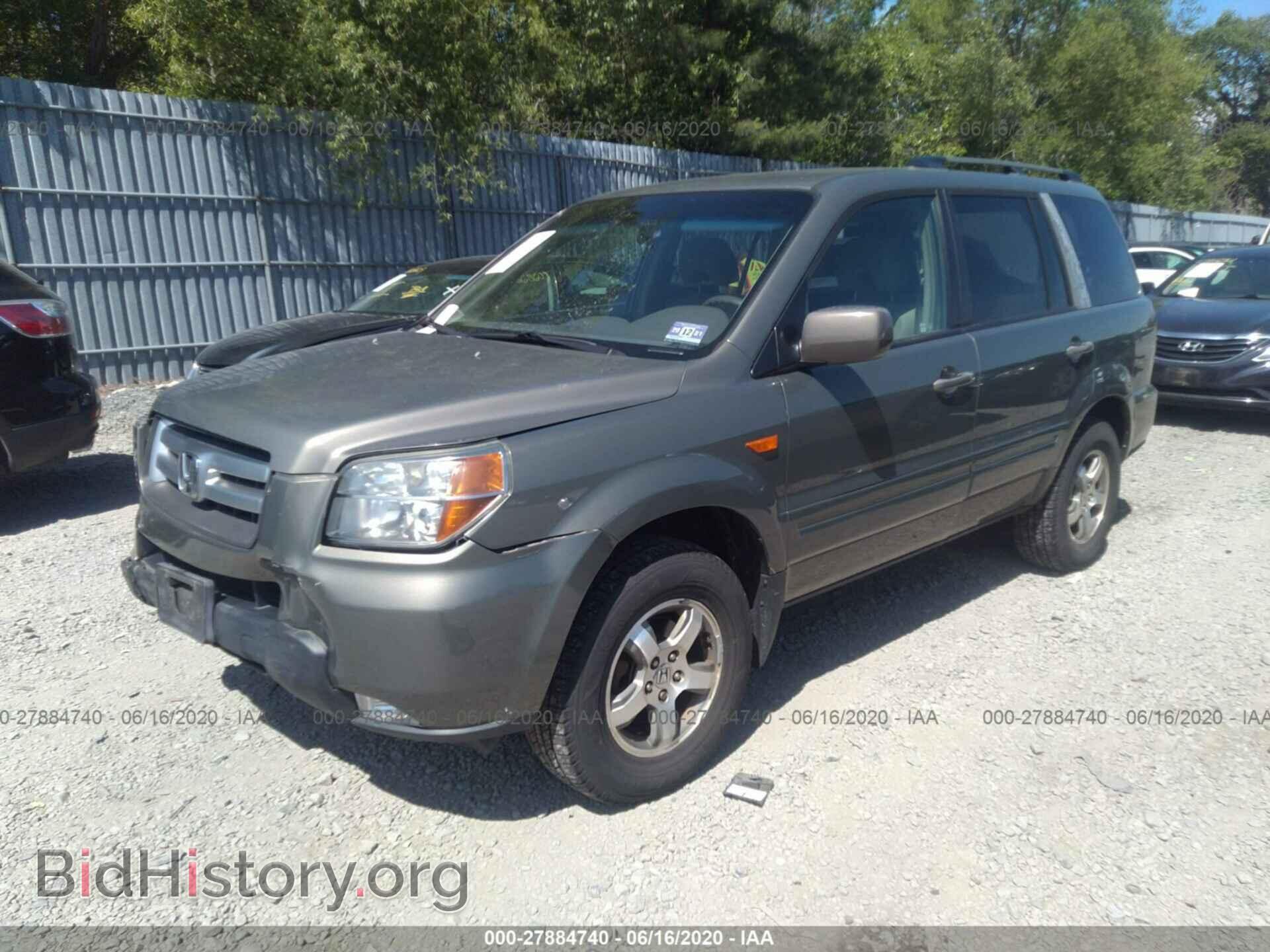 2007 HONDA PILOT - VIN: 2HKYF18447H501713 - Фото 2