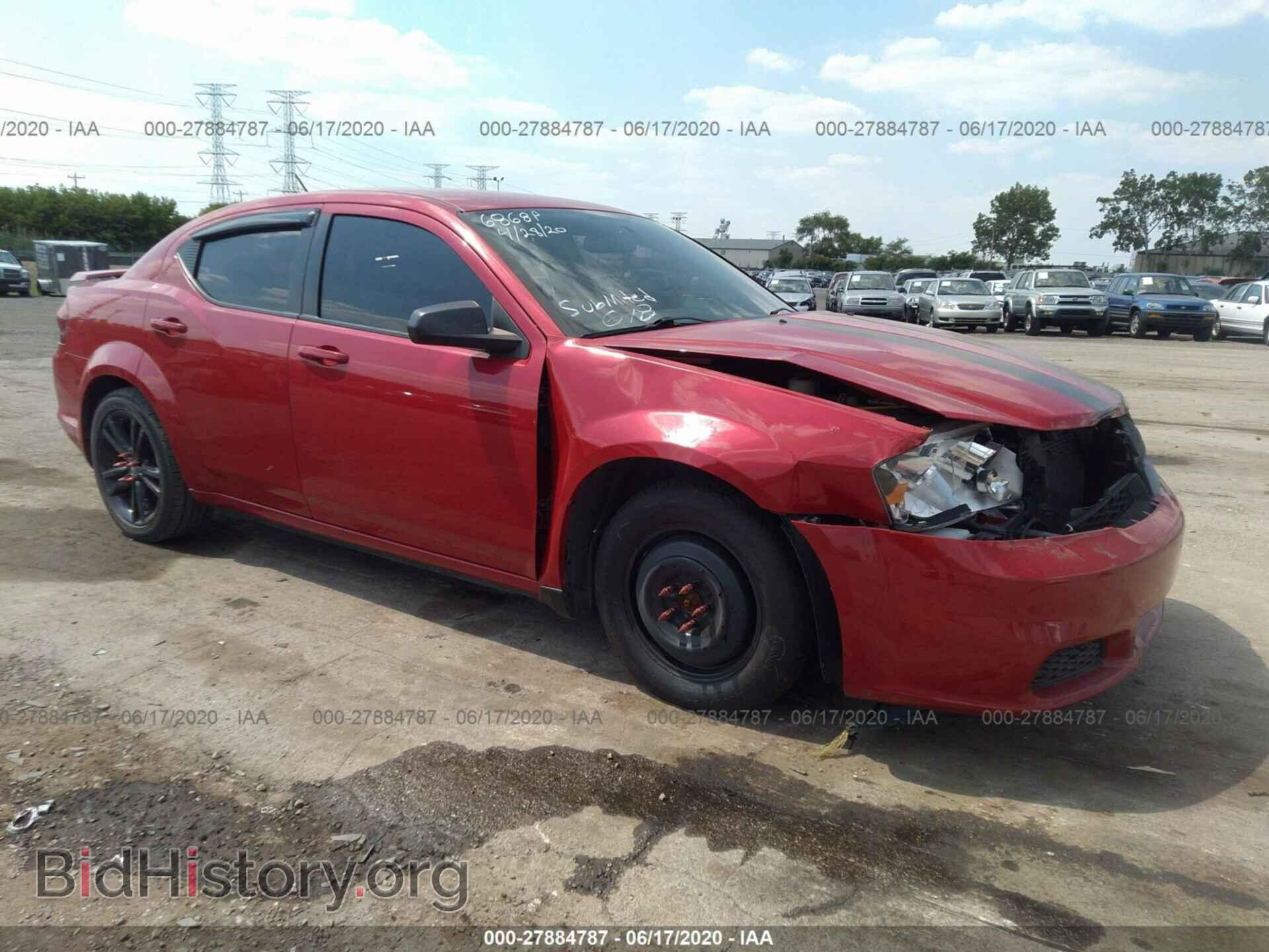 Photo 1C3CDZAG6CN281265 - DODGE AVENGER 2012