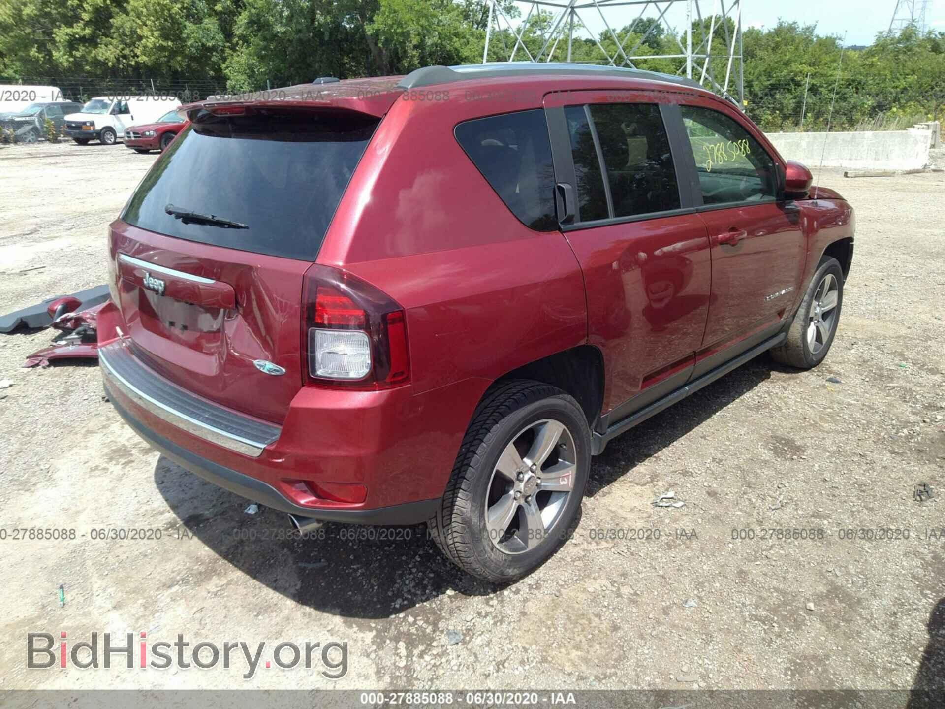 2016 JEEP COMPASS - VIN: 1C4NJCEA2GD806849 - Фото 4