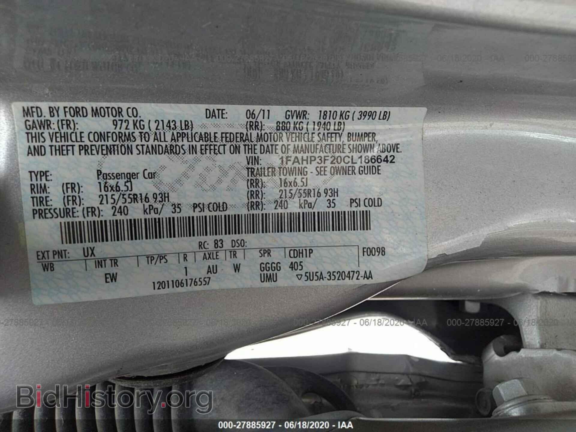 2012 FORD FOCUS - VIN: 1FAHP3F20CL186642 - Photo 9
