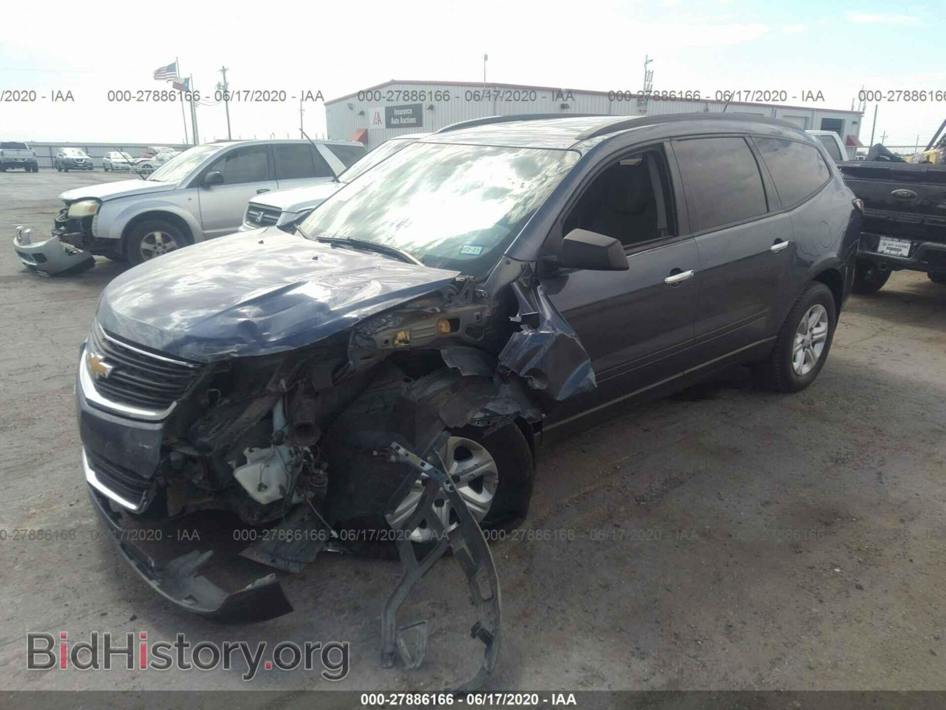 2014 CHEVROLET TRAVERSE - VIN: 1GNKVFED7EJ314522 - Фото 2