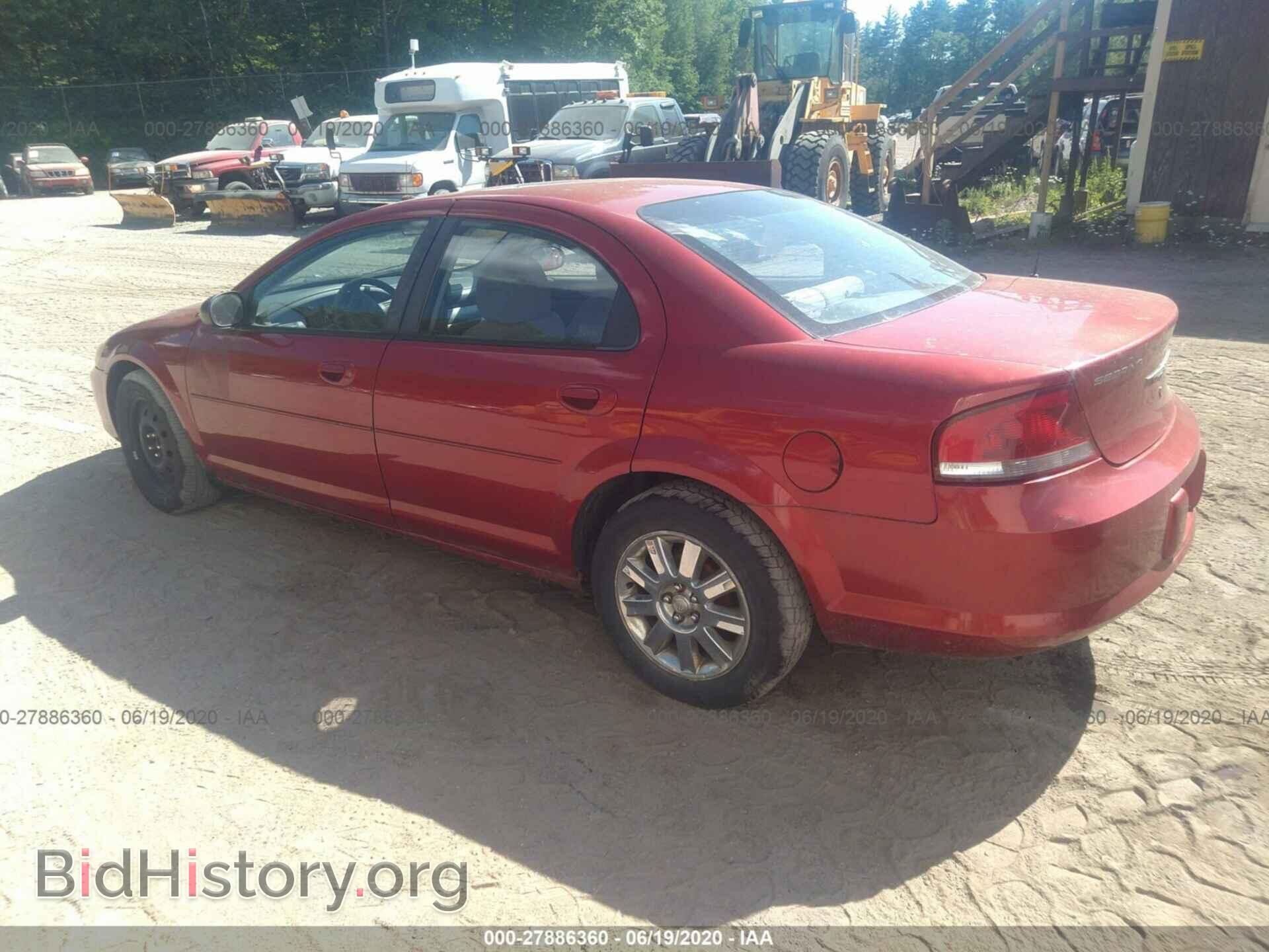 2004 CHRYSLER SEBRING - VIN: 1C3EL56R94N214613 - Фото 3