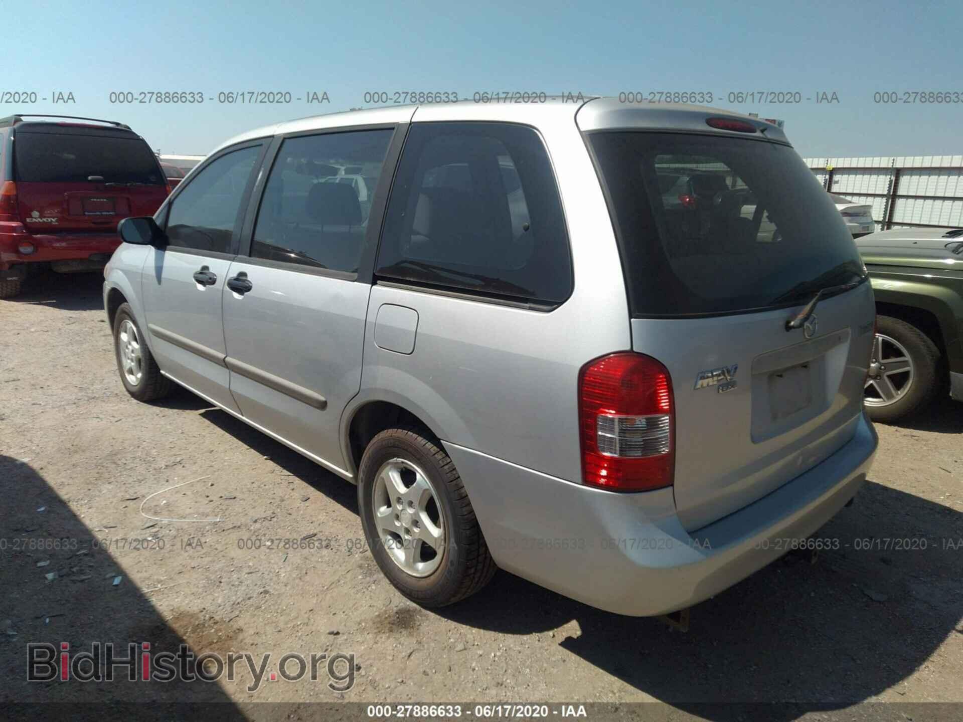 2000 MAZDA MPV - VIN: JM3LW28GXY0162441 - Фото 3
