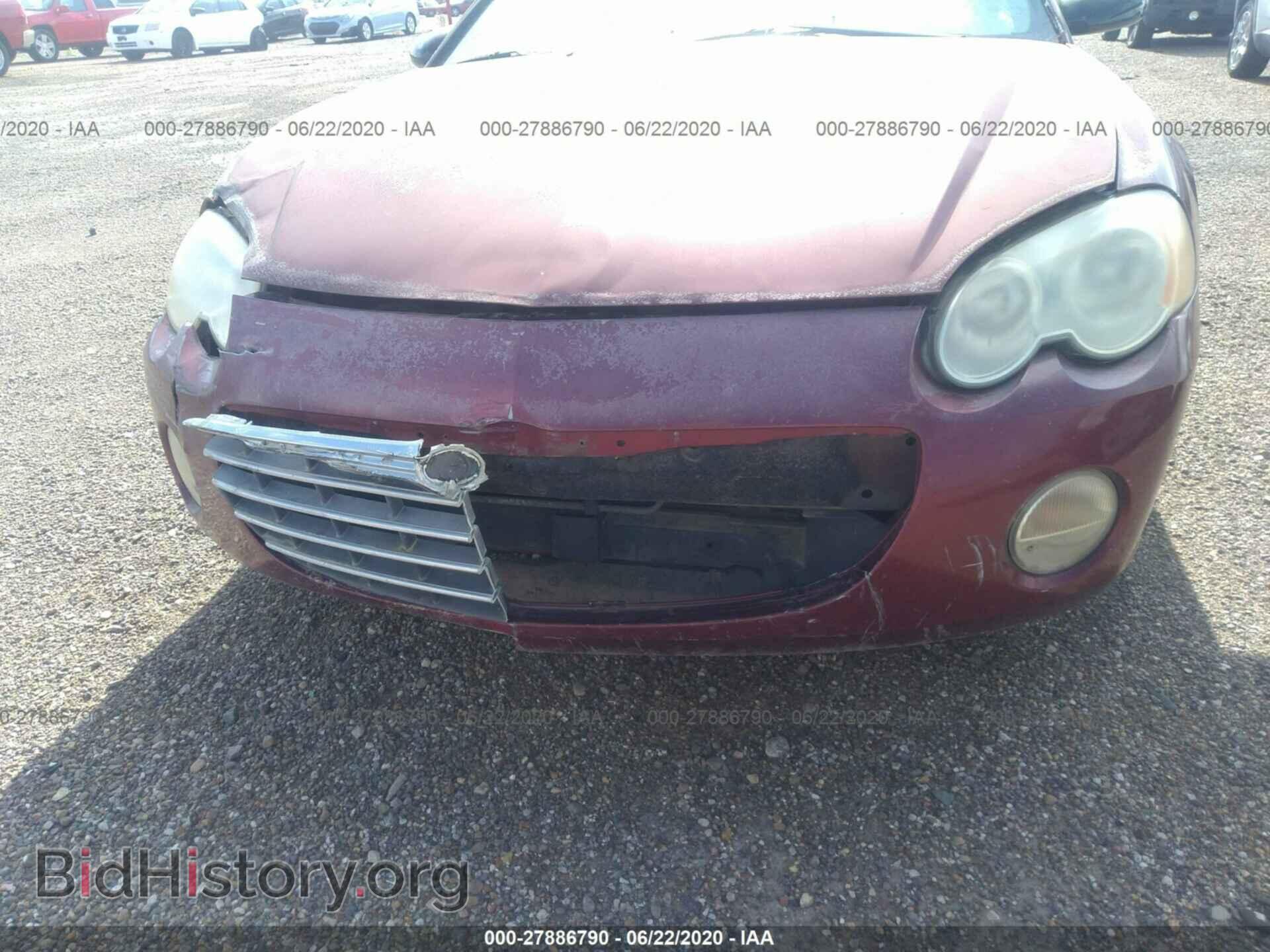 2003 CHRYSLER SEBRING - VIN: 4C3AG42G23E164491 - Фото 6