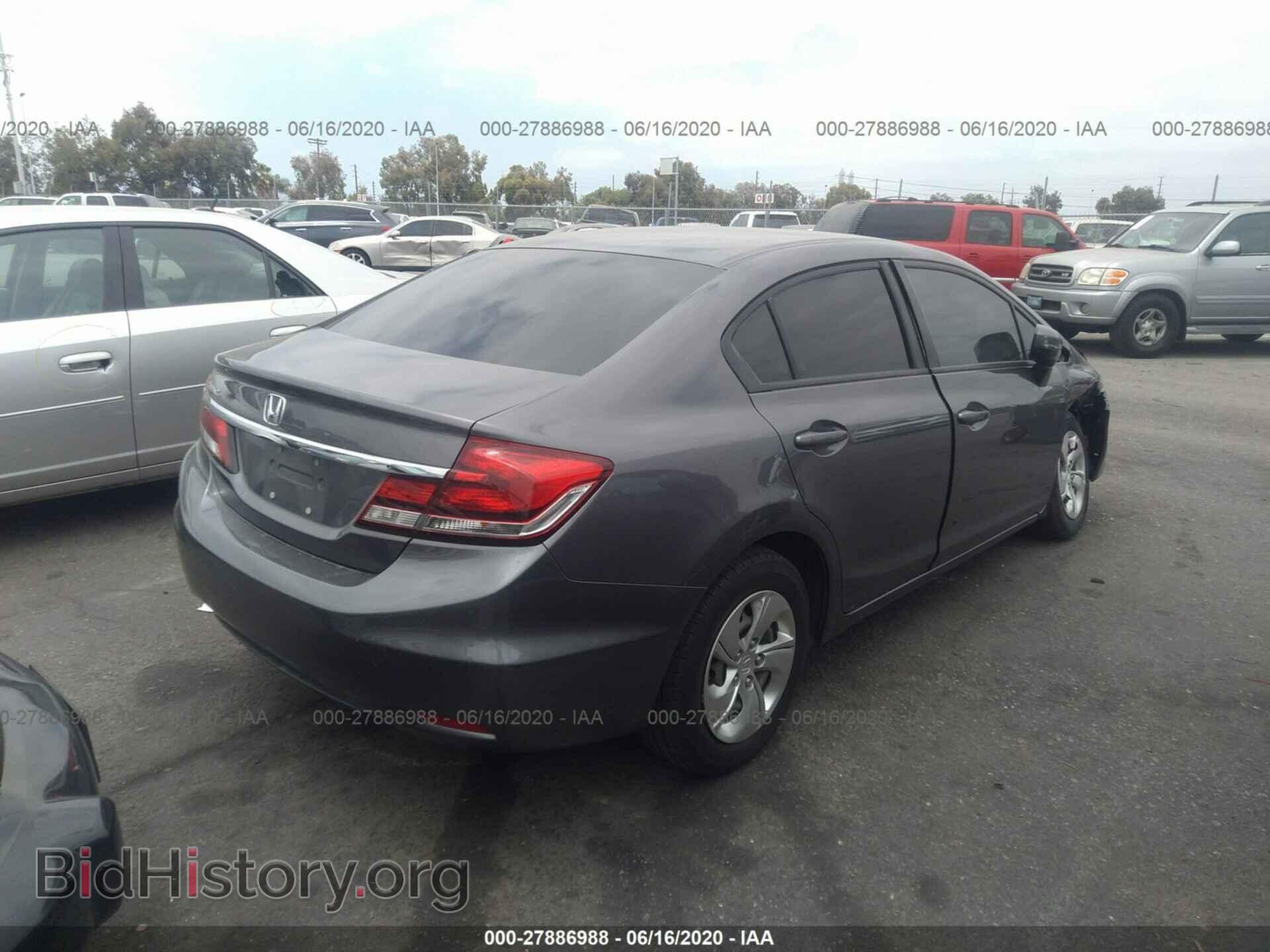 2014 HONDA CIVIC - VIN: 19XFB2F50EE259542 - Фото 4