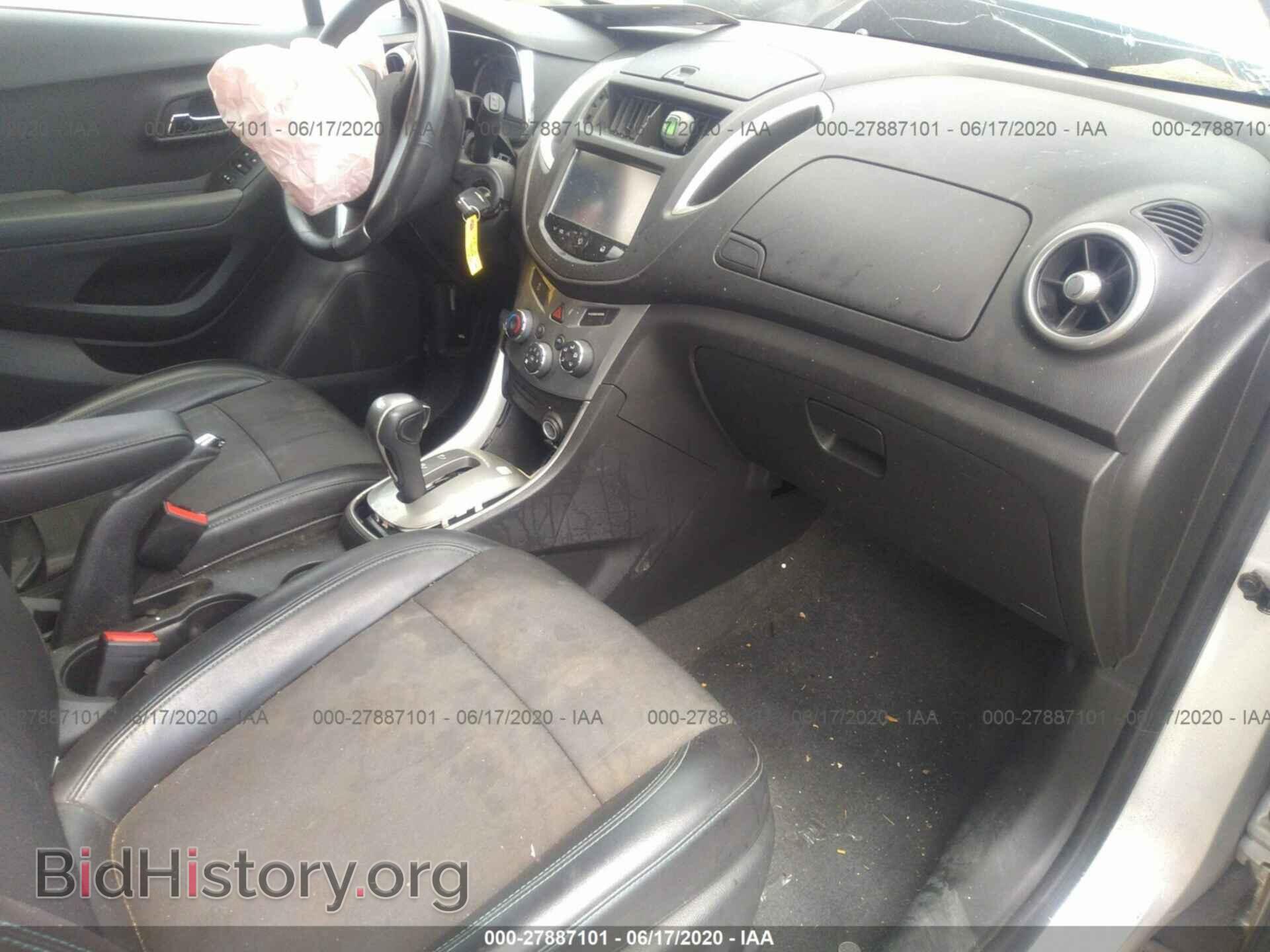 2016 CHEVROLET TRAX - VIN: KL7CJLSB5GB533290 - Фото 5