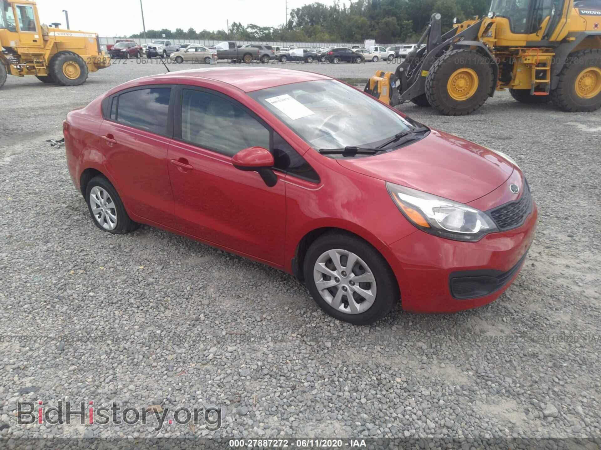 Фотография KNADM4A33C6076462 - KIA RIO 2012