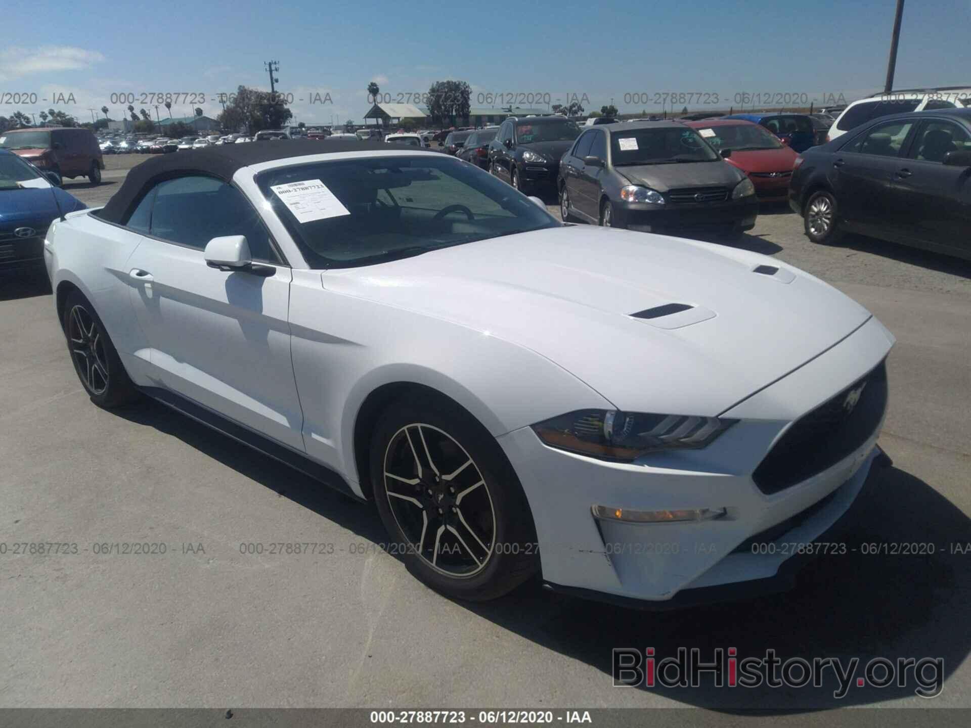Photo 1FATP8UHXK5149311 - FORD MUSTANG 2019