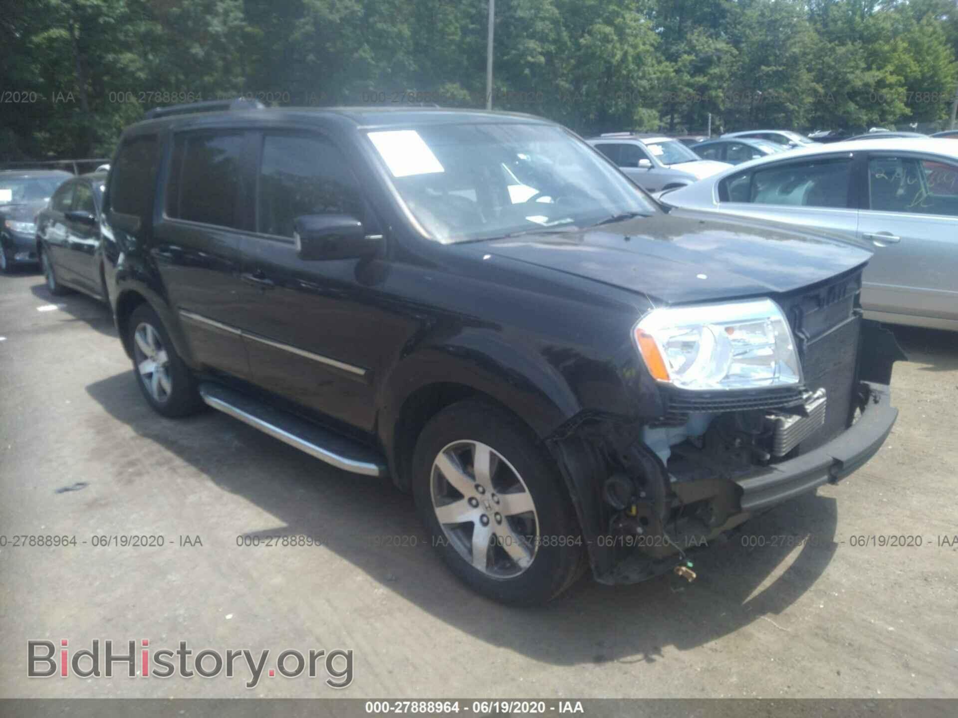 Photo 5FNYF4H92CB010904 - HONDA PILOT 2012