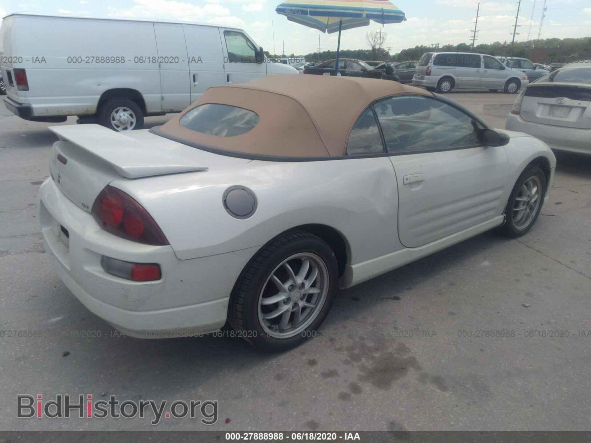 2001 MITSUBISHI ECLIPSE - VIN: 4A3AE85H81E199321 - Photo 4