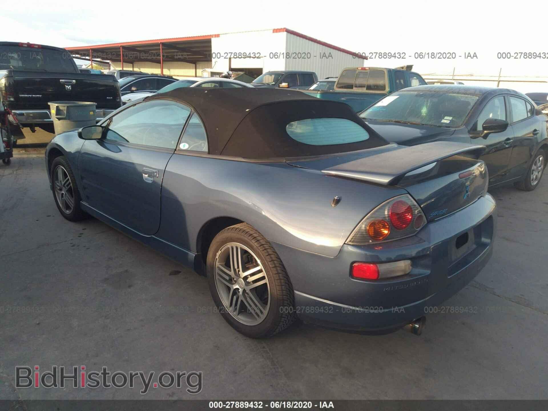 2003 MITSUBISHI ECLIPSE - VIN: 4A3AE75H23E013768 - Фото 3