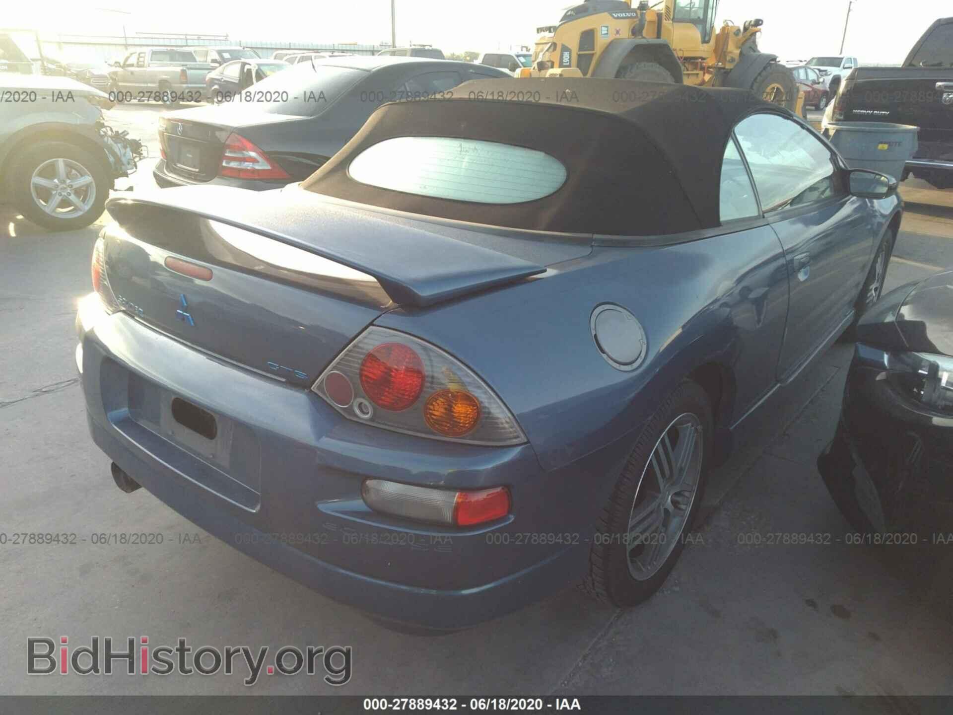 2003 MITSUBISHI ECLIPSE - VIN: 4A3AE75H23E013768 - Фото 4