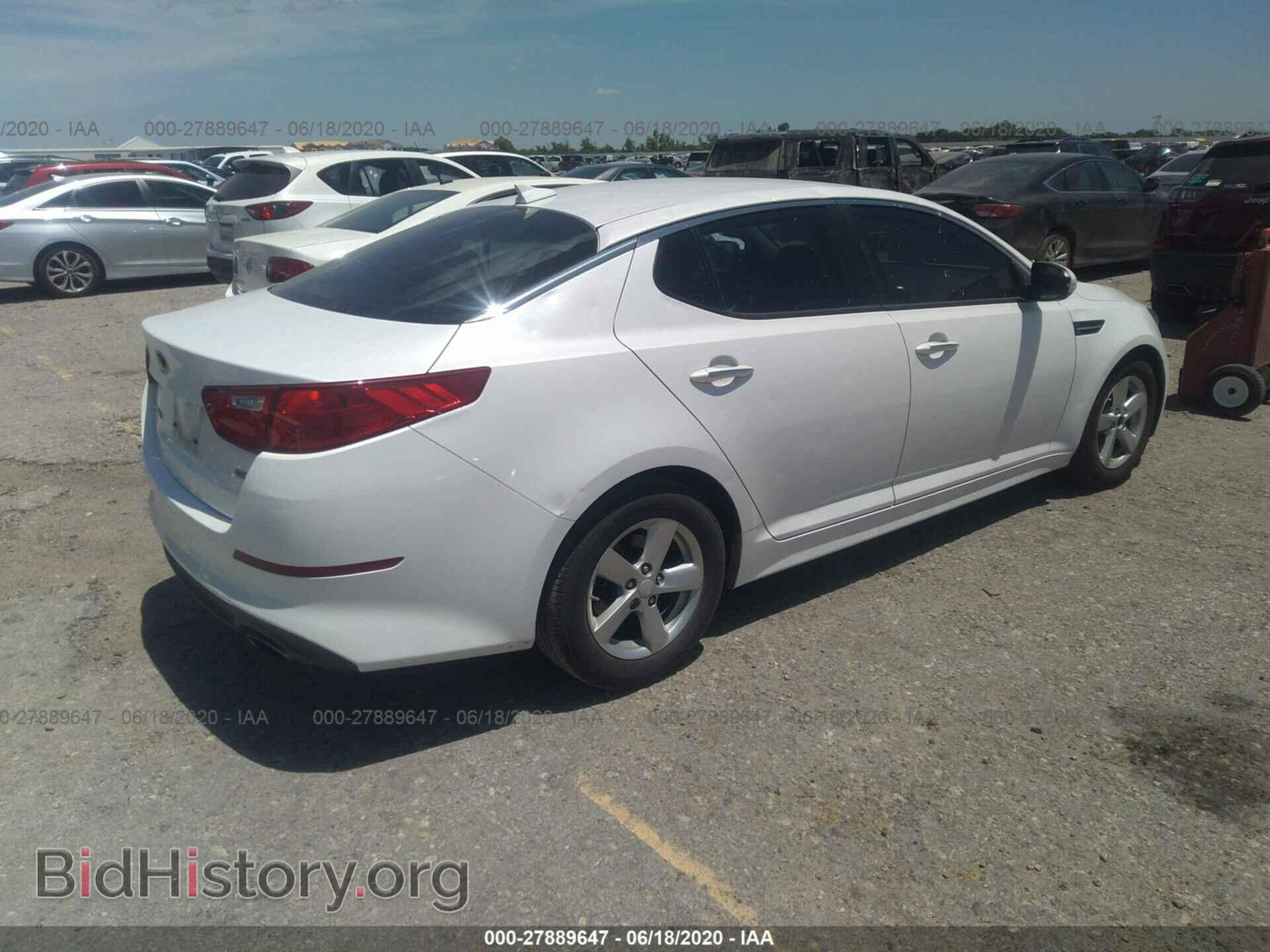 2015 KIA OPTIMA - VIN: KNAGM4A71F5610343 - Photo 4