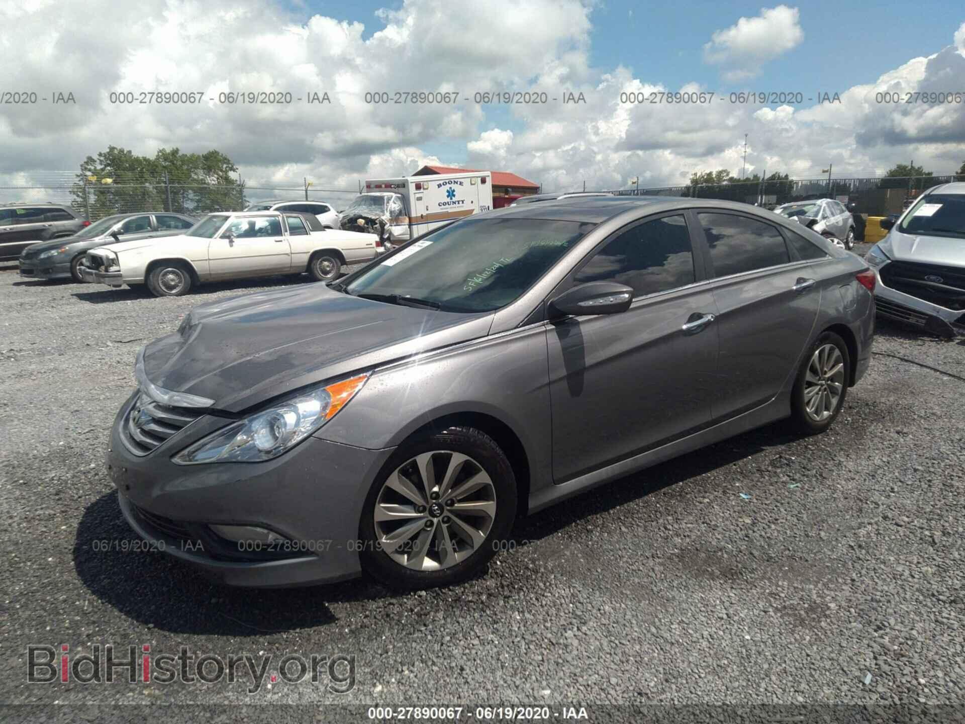 2014 HYUNDAI SONATA - VIN: 5NPEC4AC6EH818808 - Фото 2