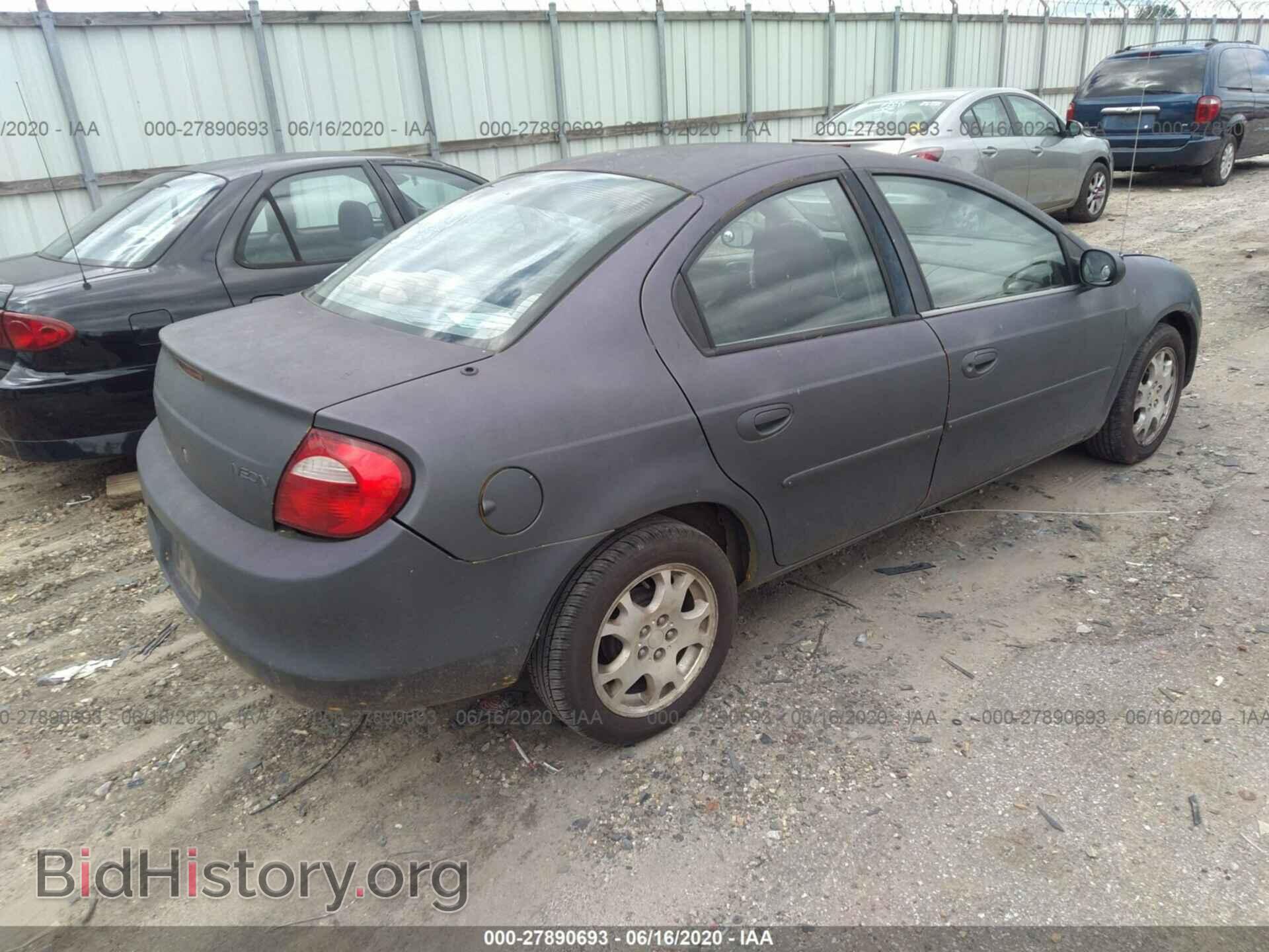 2002 DODGE NEON - VIN: 1B3ES26C82D603496 - Фото 4