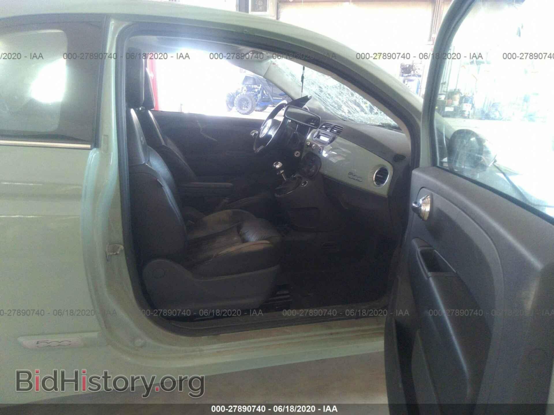 2012 FIAT 500 - VIN: 3C3CFFCR0CT385497 - Фото 5