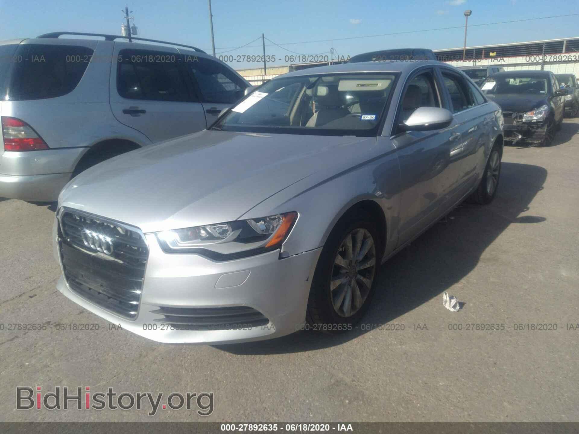 2012 AUDI A6 - VIN: WAUCFAFCXCN143240 - Фото 2