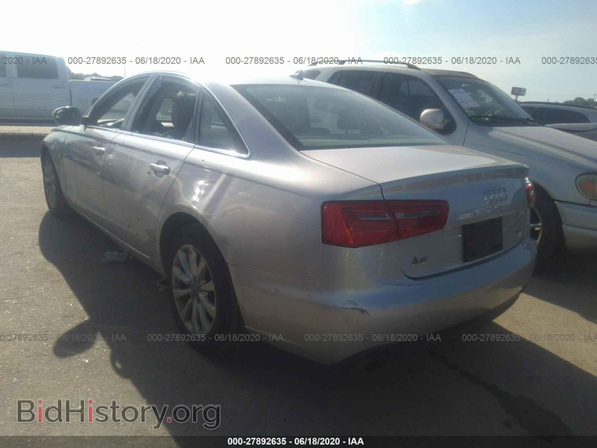 2012 AUDI A6 - VIN: WAUCFAFCXCN143240 - Фото 3