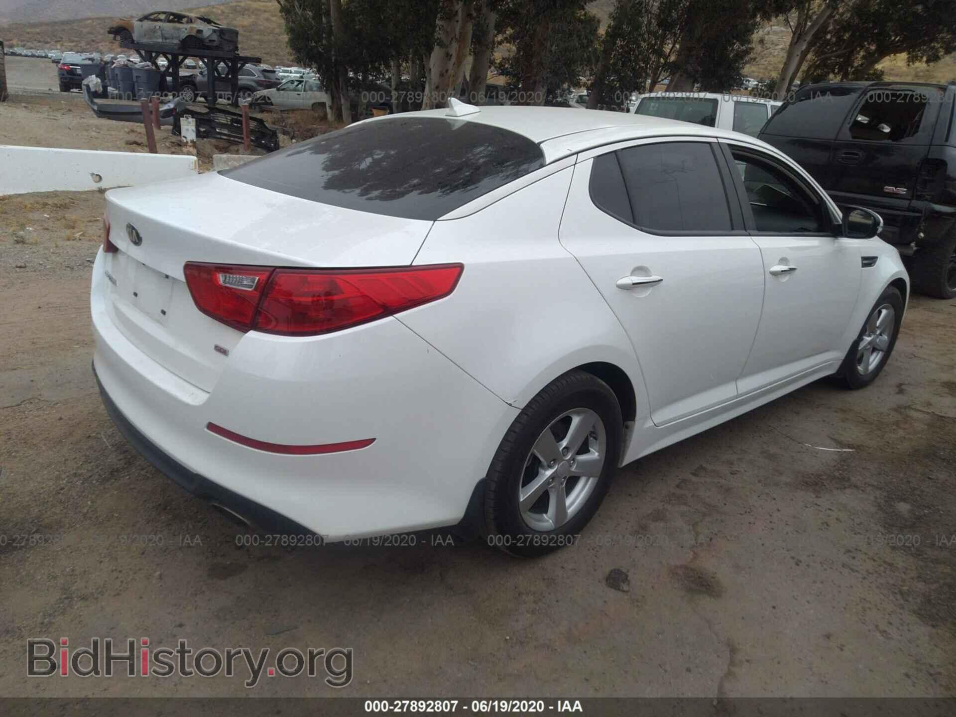 2015 KIA OPTIMA - VIN: KNAGM4A76F5661983 - Фото 4