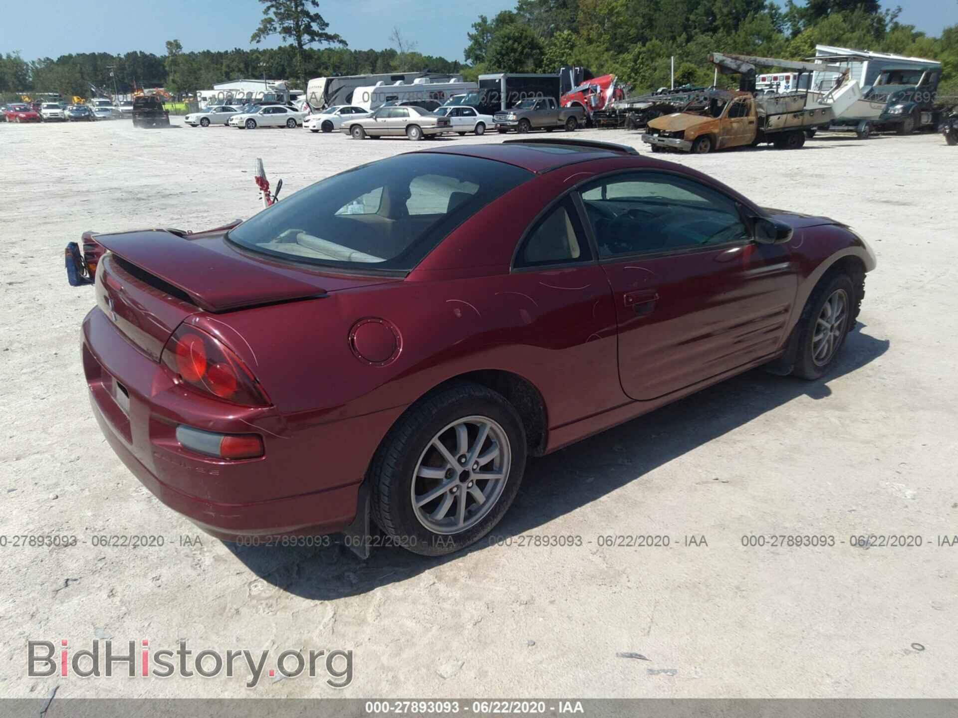 2000 MITSUBISHI ECLIPSE - VIN: 4A3AC44G8YE042227 - Photo 4