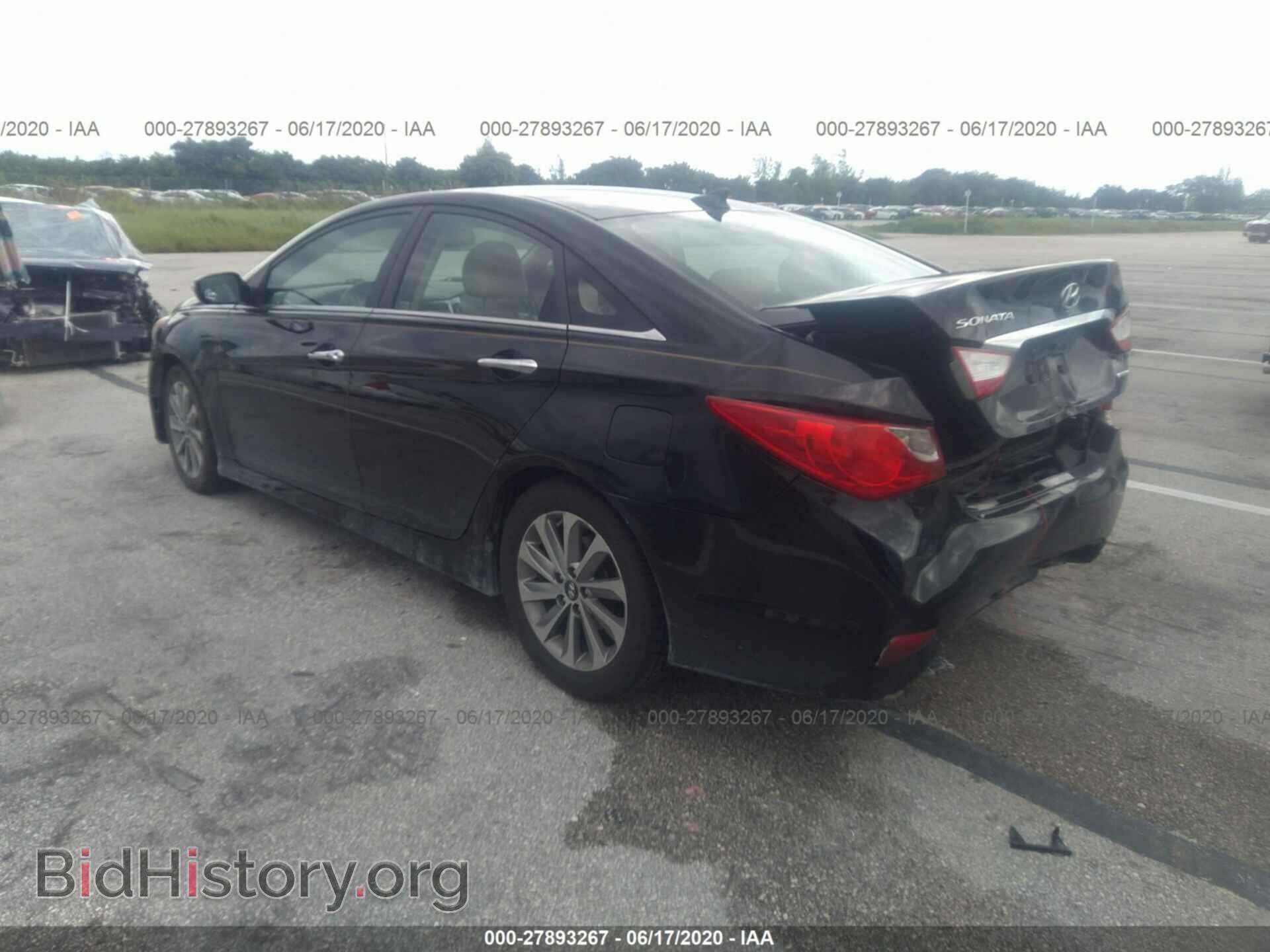 2014 HYUNDAI SONATA - VIN: 5NPEC4AC5EH849211 - Фото 3