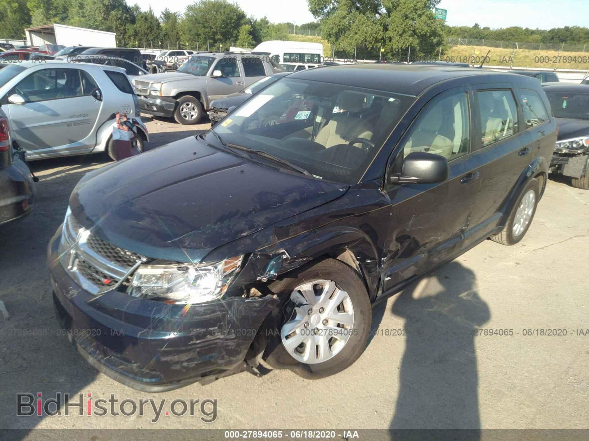 2015 DODGE JOURNEY - VIN: 3C4PDCAB4FT592468 - Фото 2