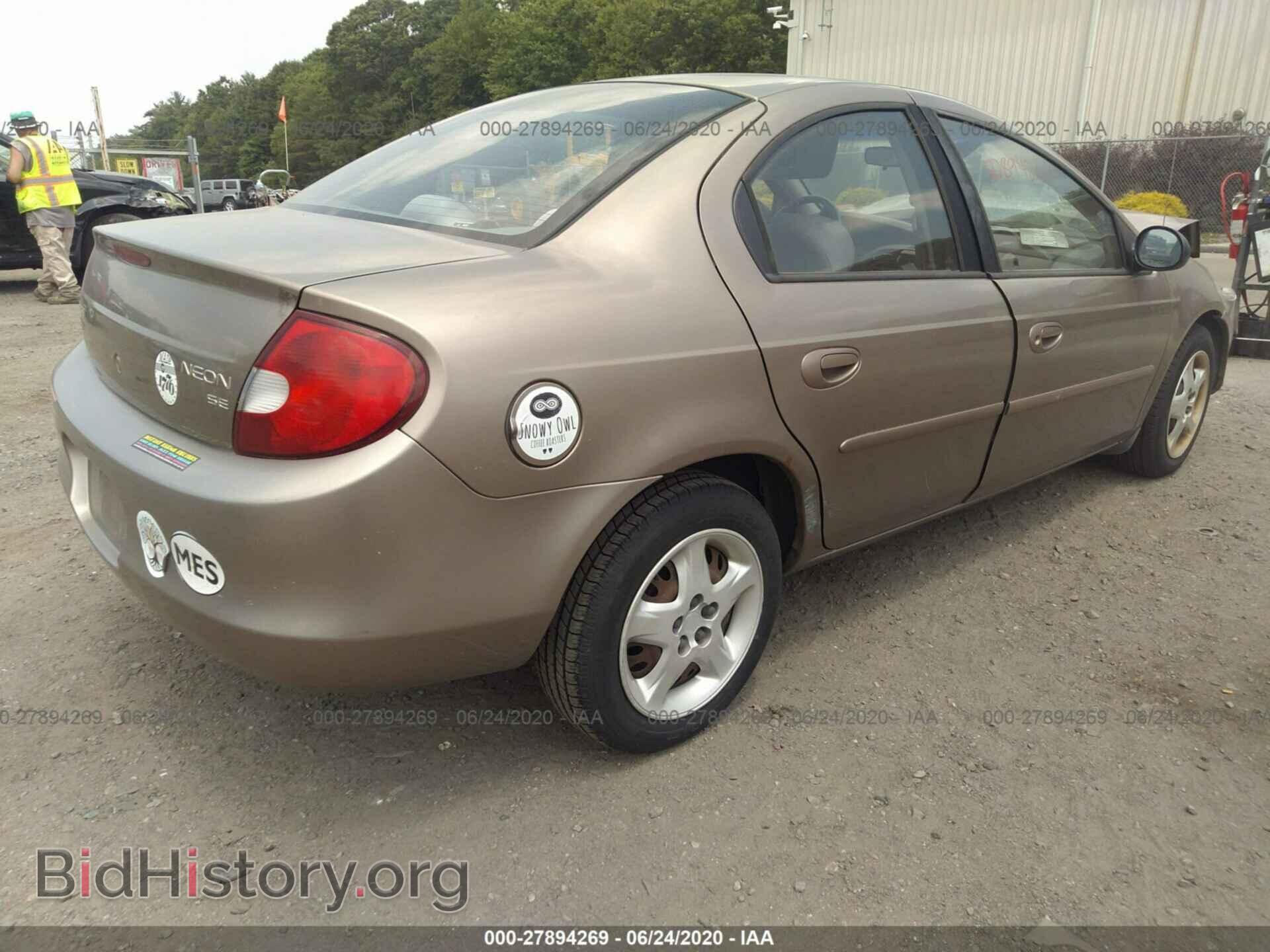 2002 DODGE NEON - VIN: 1B3ES46CX2D528649 - Фото 4