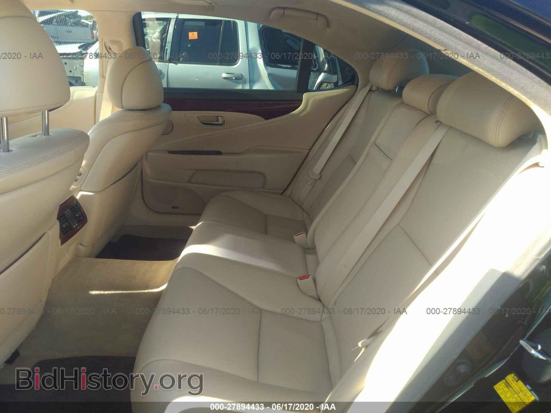 2010 LEXUS LS - VIN: JTHGL5EFXA5040976 - Фото 8