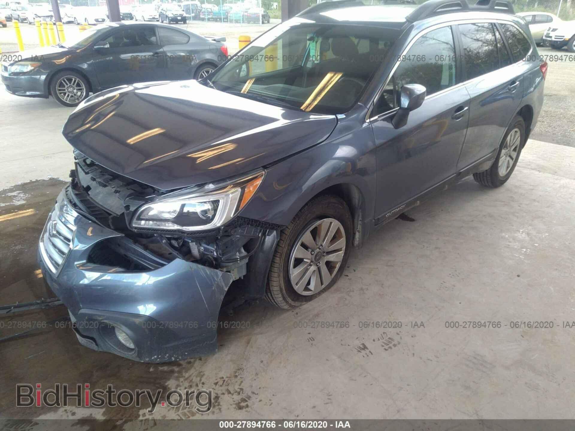 2016 SUBARU OUTBACK - VIN: 4S4BSACC9G3348558 - Фото 2