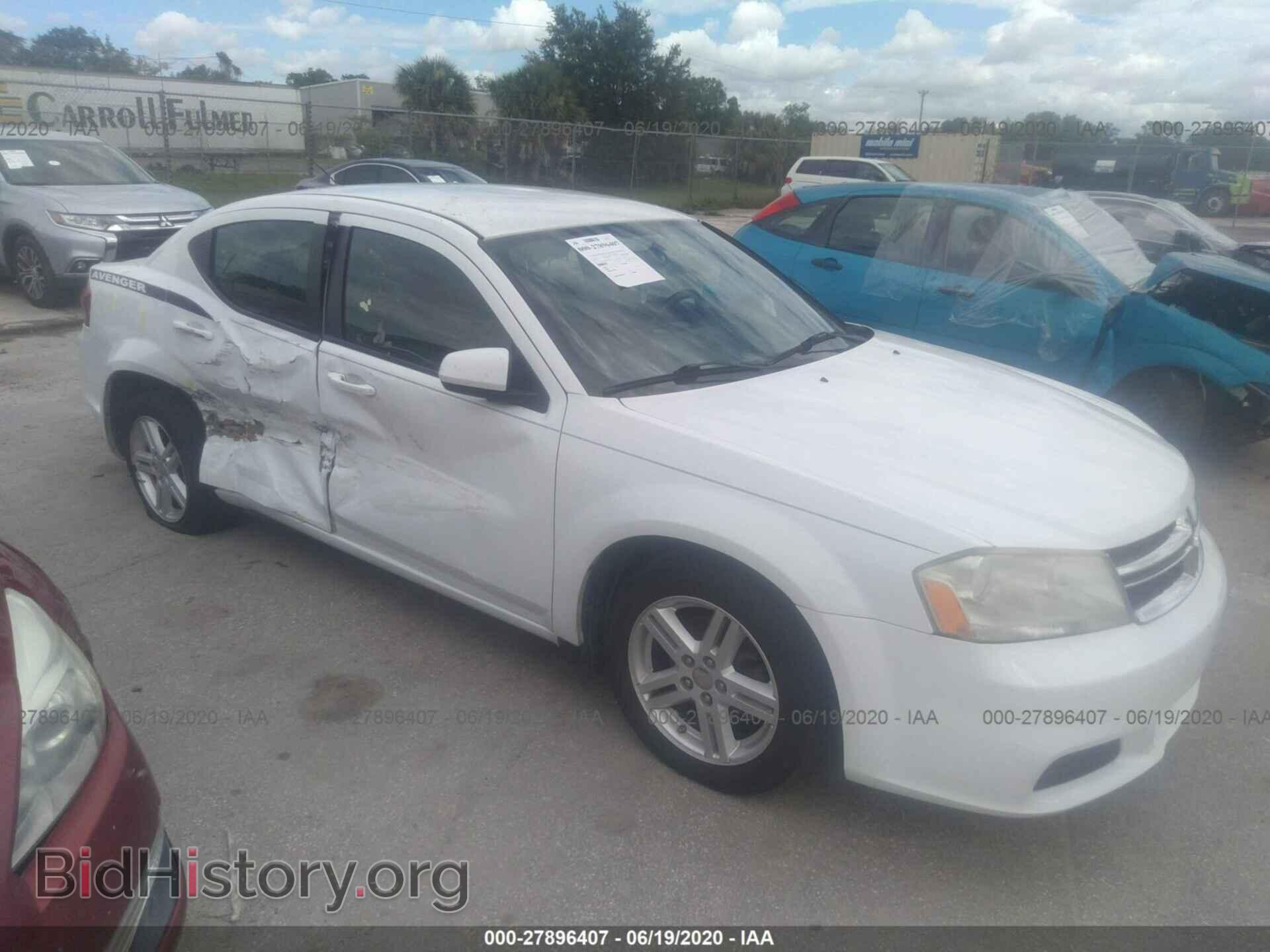 Photo 1C3CDZCBXCN219319 - DODGE AVENGER 2012