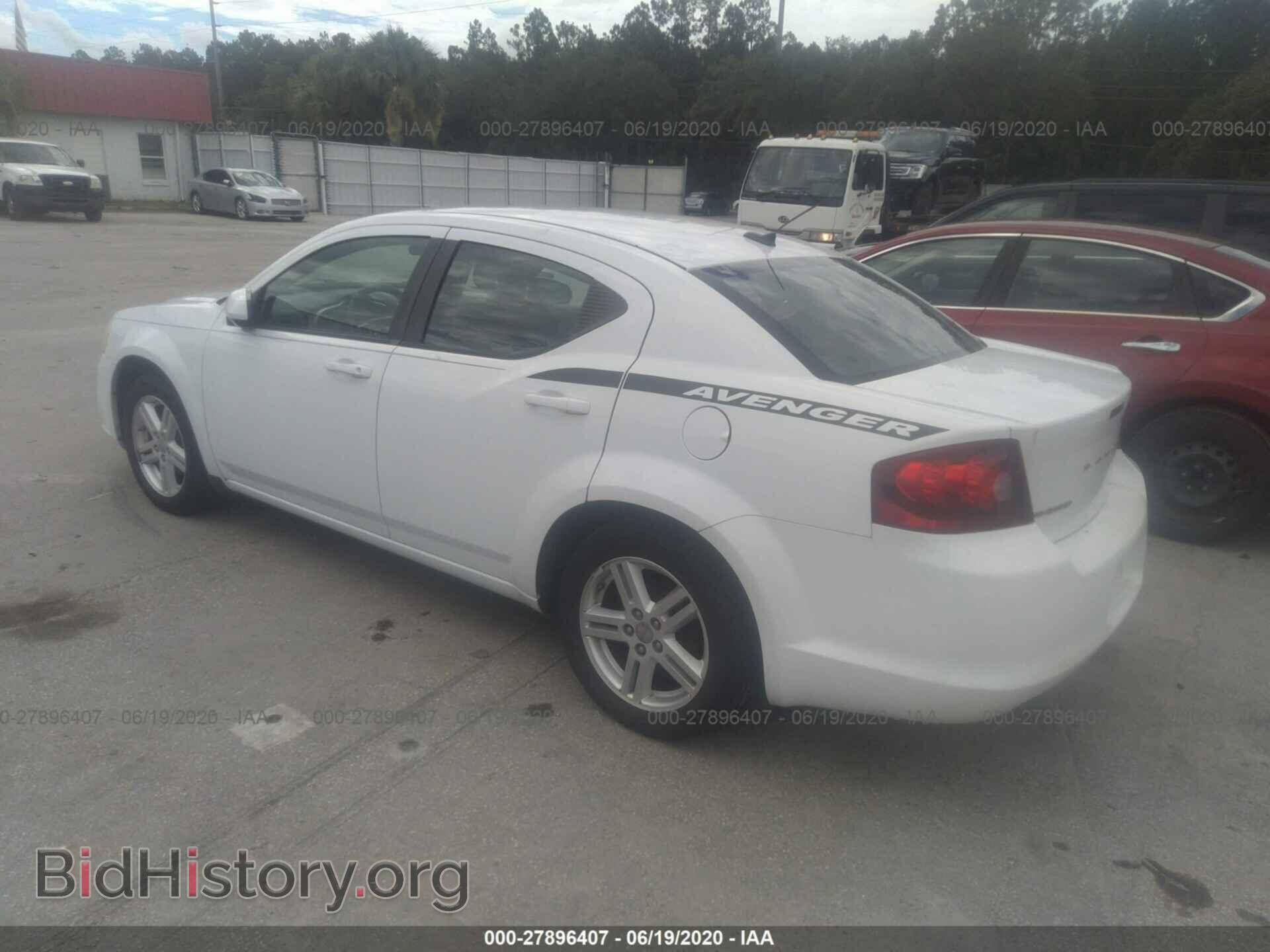 2012 DODGE AVENGER - VIN: 1C3CDZCBXCN219319 - Фото 3