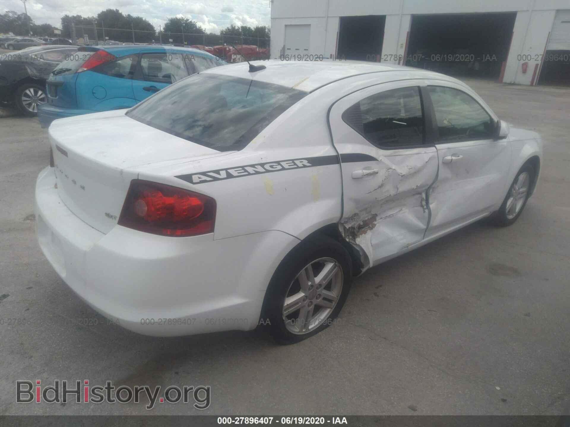 2012 DODGE AVENGER - VIN: 1C3CDZCBXCN219319 - Фото 4