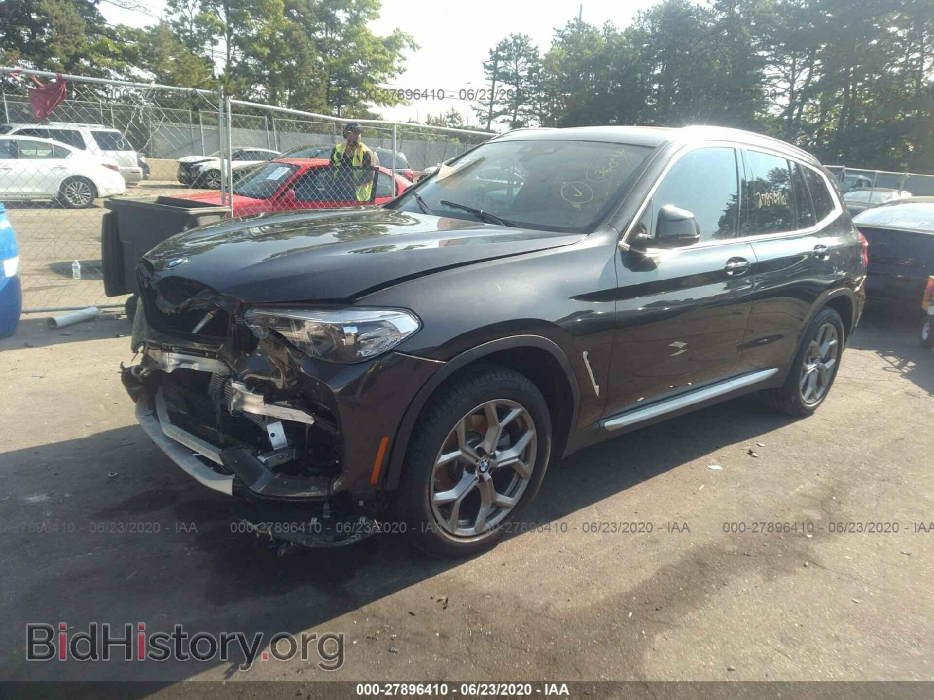 2020 BMW X3 - VIN: 5UXTY3C04L9B31467 - Фото 2