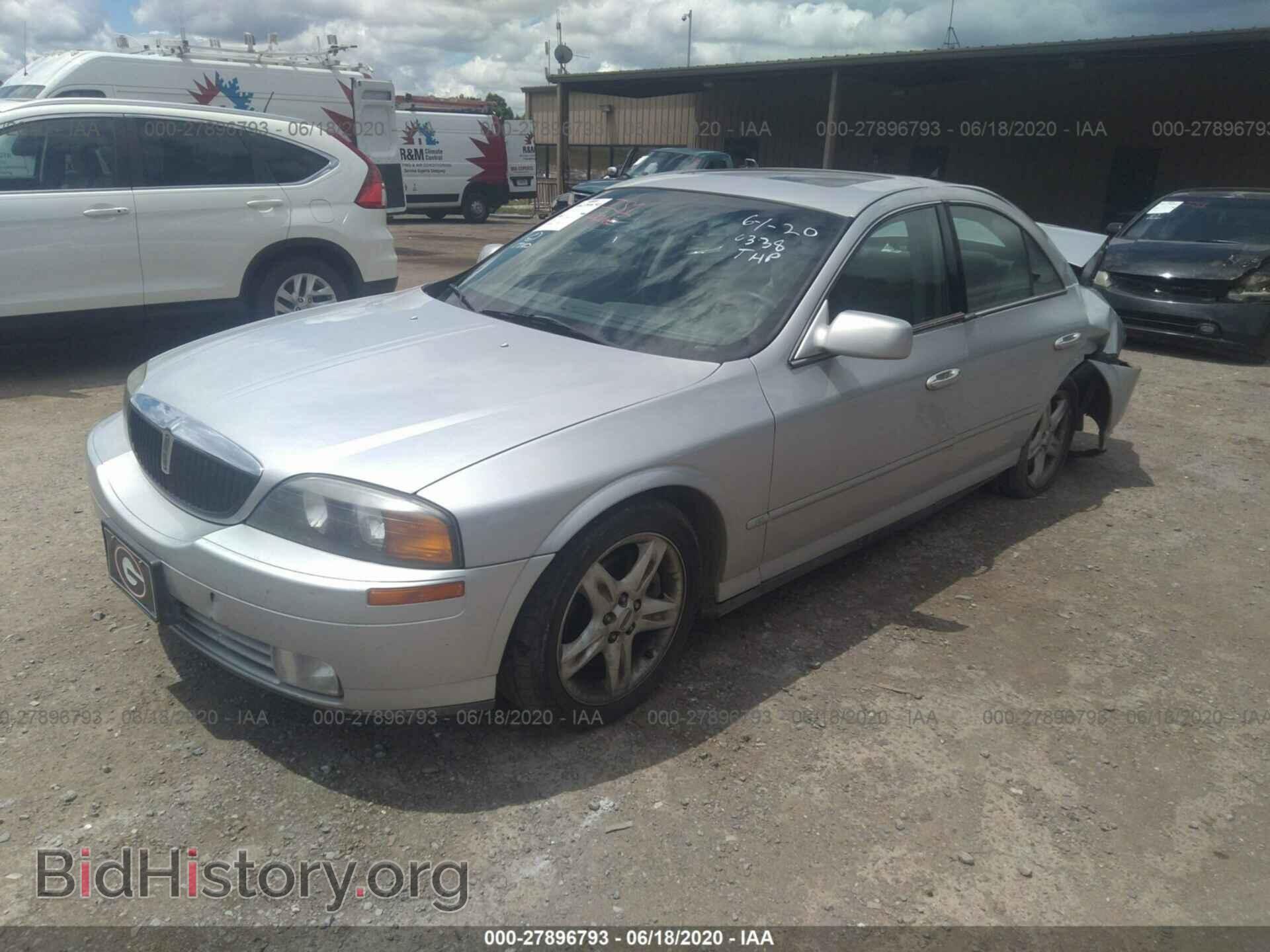 2000 LINCOLN LS - VIN: 1LNHM86S6YY910338 - Фото 2
