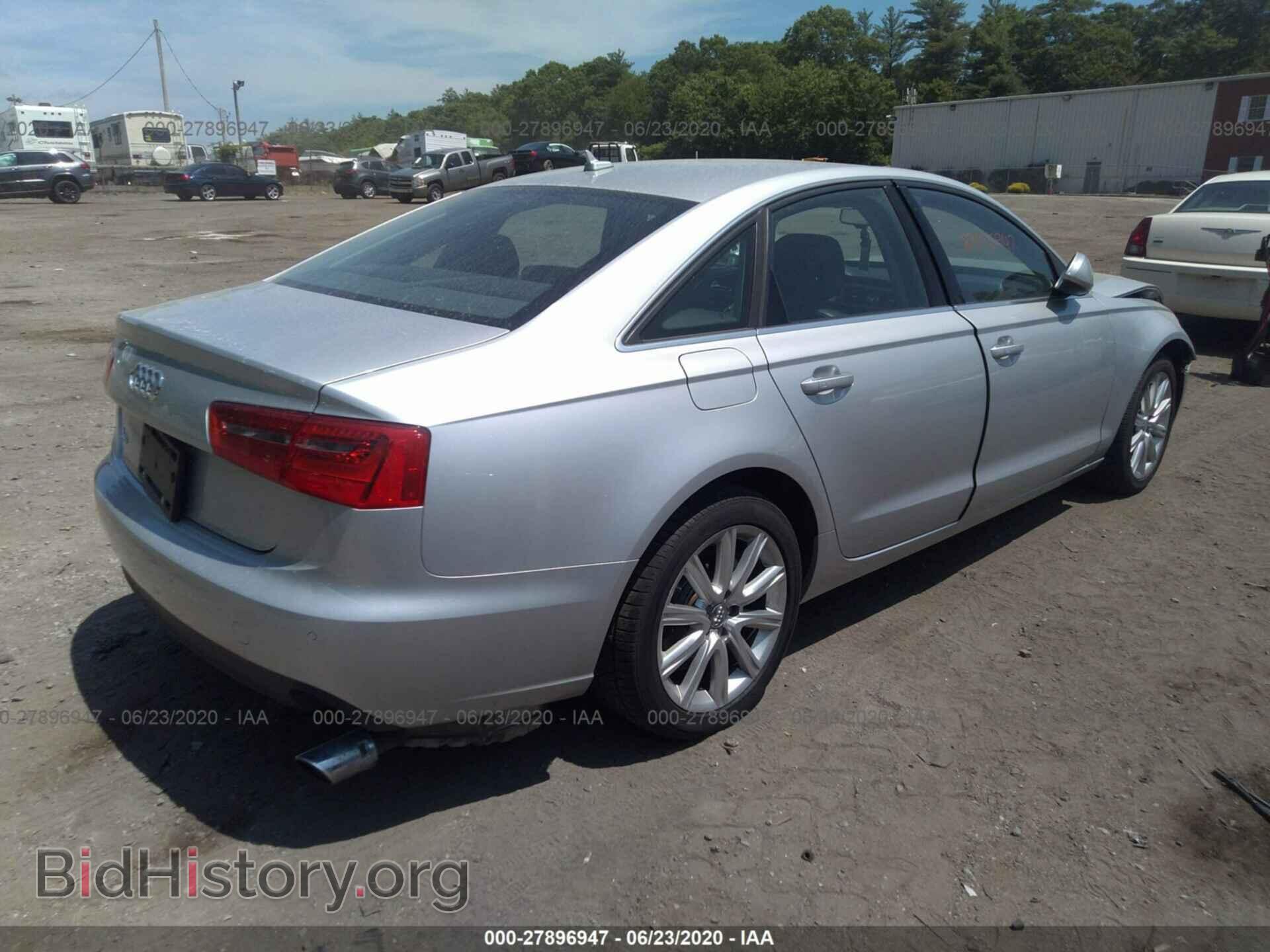 2013 AUDI A6 - VIN: WAUGFAFC8DN029627 - Фото 4