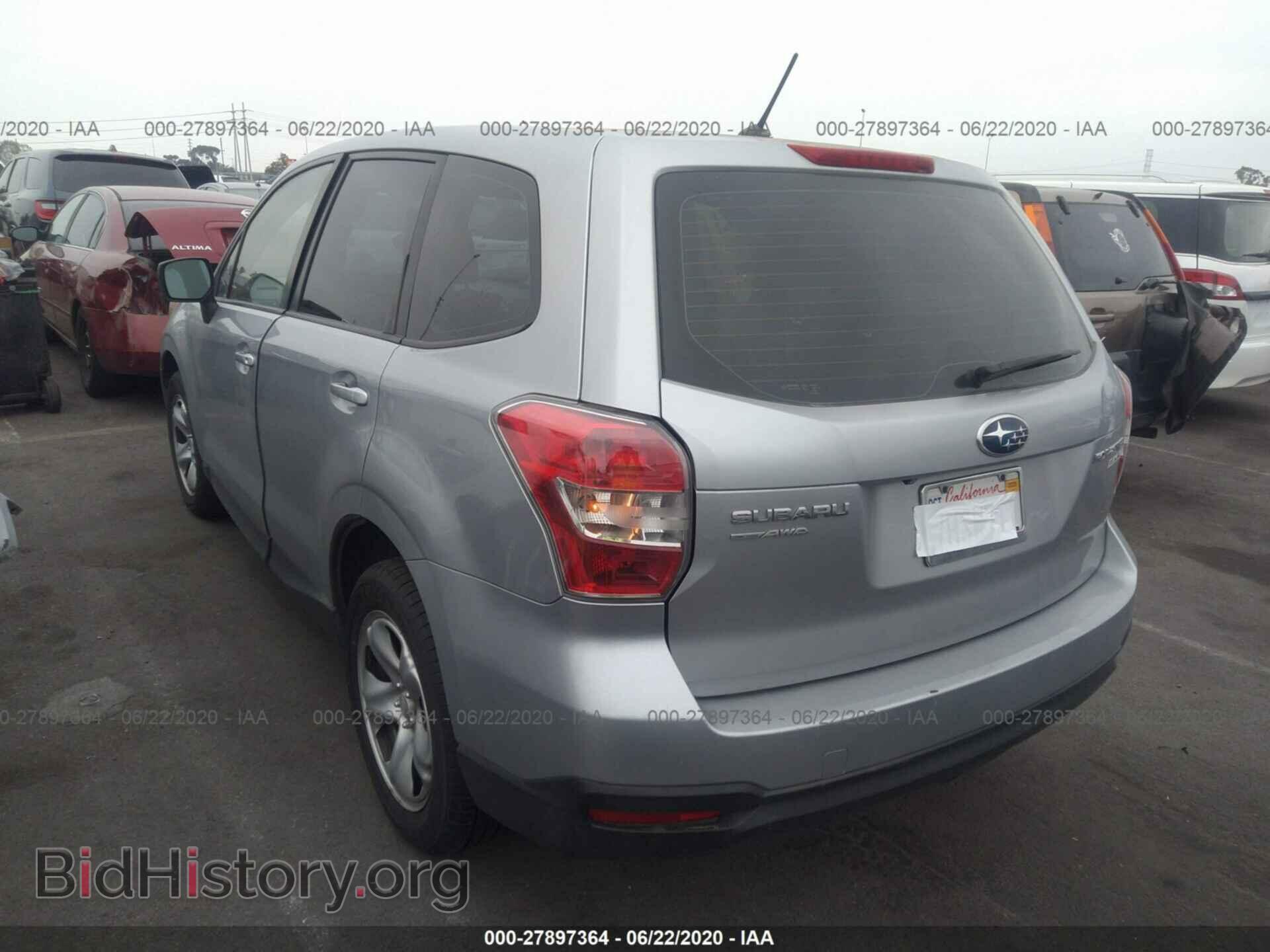 2015 SUBARU FORESTER - VIN: JF2SJAAC3FH472581 - Фото 3