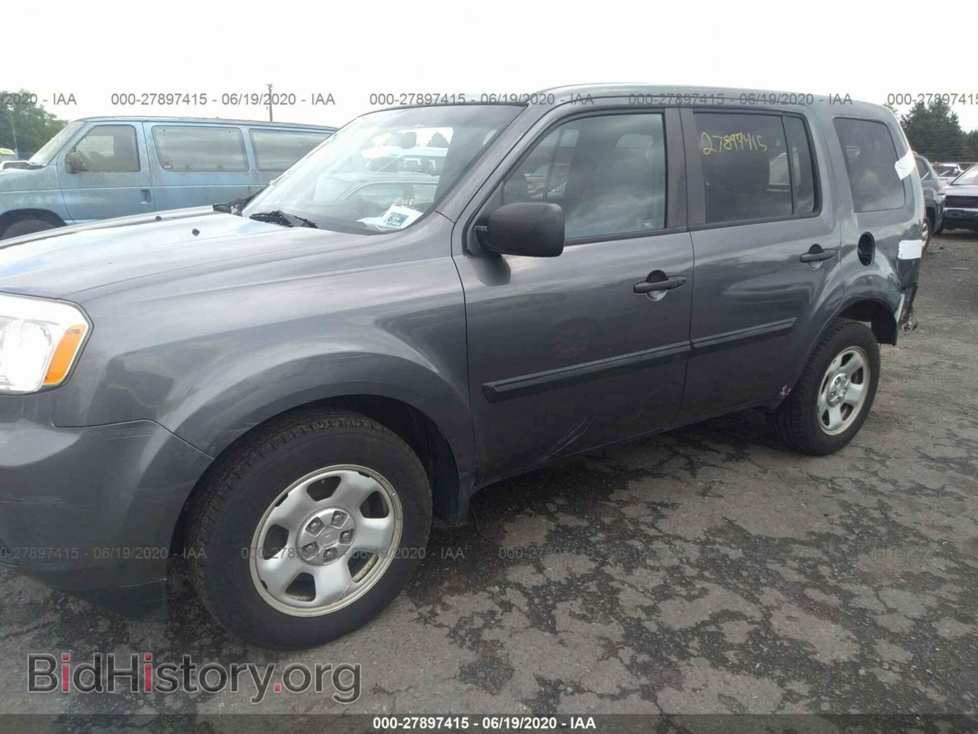 2012 HONDA PILOT - VIN: 5FNYF3H25CB026432 - Photo 2