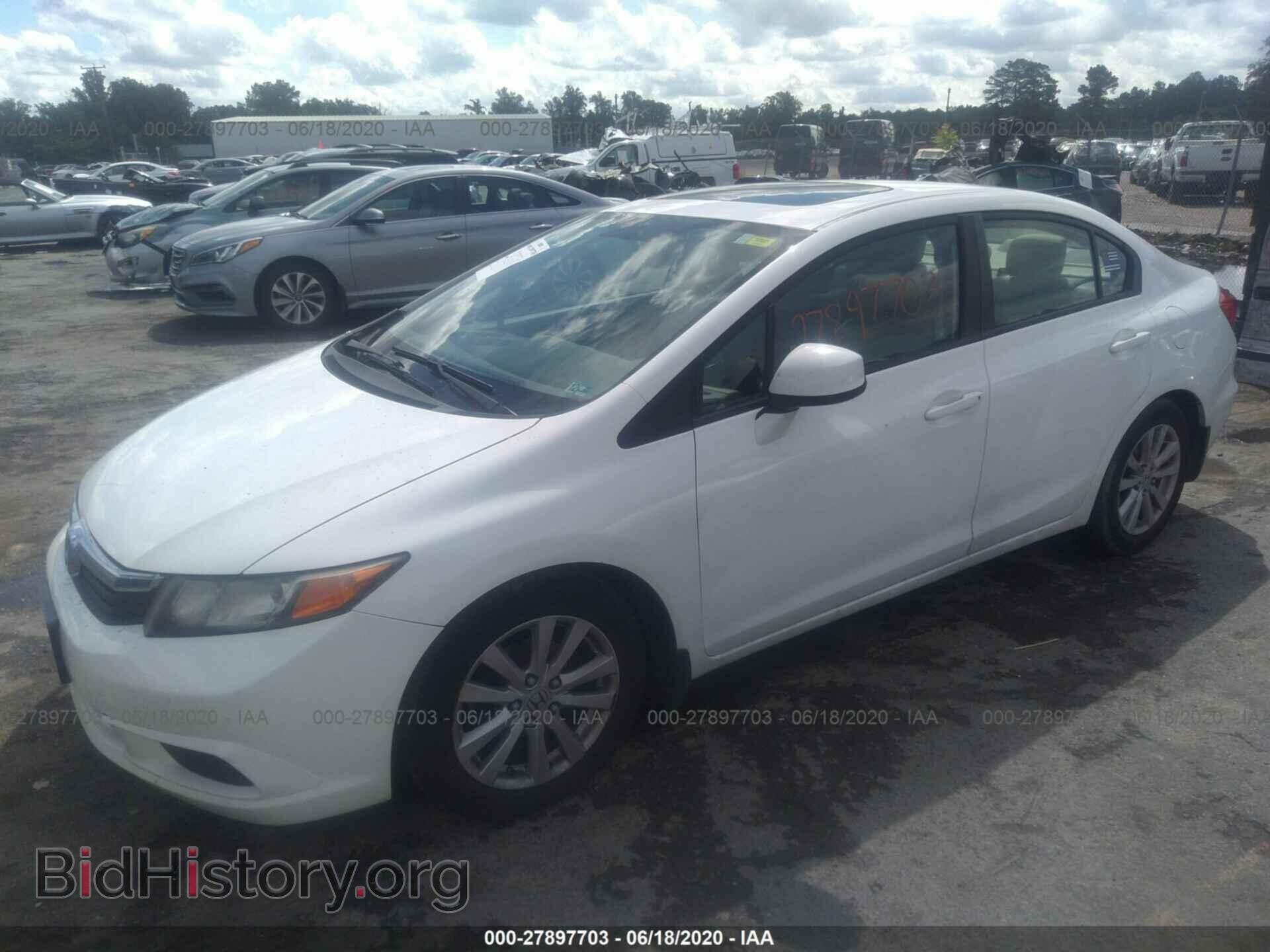 2012 HONDA CIVIC - VIN: 19XFB2F83CE109139 - Фото 2