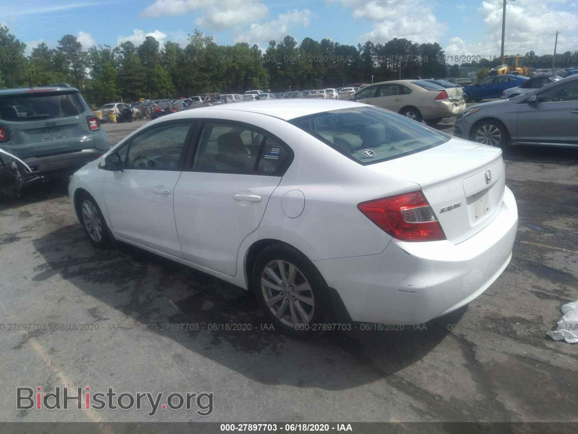 2012 HONDA CIVIC - VIN: 19XFB2F83CE109139 - Фото 3